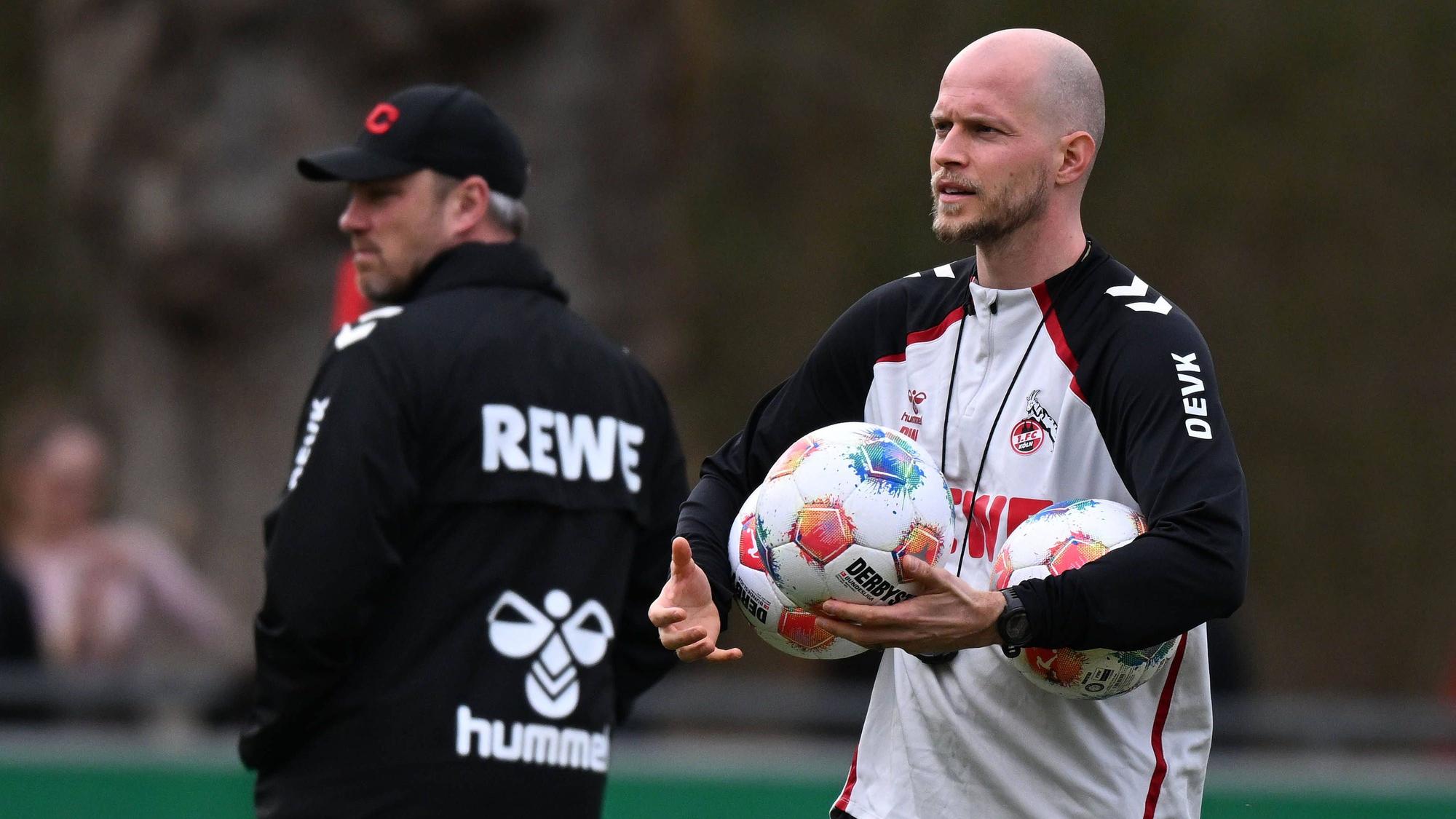 René Wagner (r.) bewarb sich im Sommer bei Thomas Kessler um die Stelle als Assistenztrainer, nun steigt er zum Chef auf.