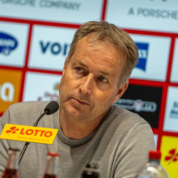 Fussball: Bundesliga, 27. Spieltag, 1. FC Heidenheim - Bayer 04 Leverkusen am 21.03.2026 in Heidenheim Voith-Arena, Deutschland, Saison 2025 2026: Kasper Hjulmand Trainer, Bayer 04 Leverkusen Heidenheim Voith-Arena Deutschland *** Soccer Bundesliga, Matchday 27, 1 FC Heidenheim Bayer 04 Leverkusen on 21 03 2026 at Heidenheim Voith Arena , Germany, Season 2025 2026 Kasper Hjulmand Coach, Bayer 04 Leverkusen Heidenheim Voith Arena Germany Copyright: xPhilippxImhofx
