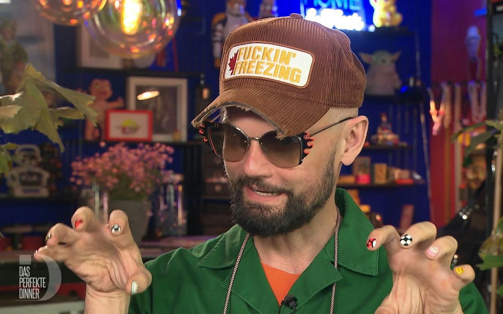 Deko-Profi Rolf freut sich auf „Das perfekte Dinner“: „I'm on fire!“ (Bild: RTL )