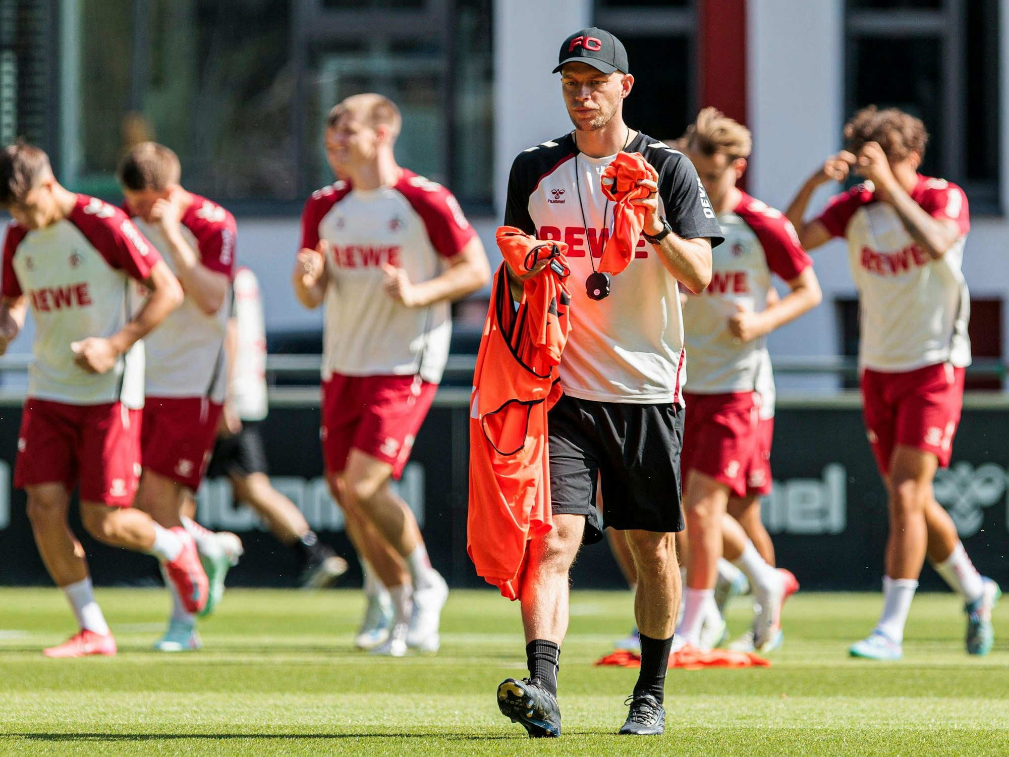 René Wagner beim Training des 1. FC Köln