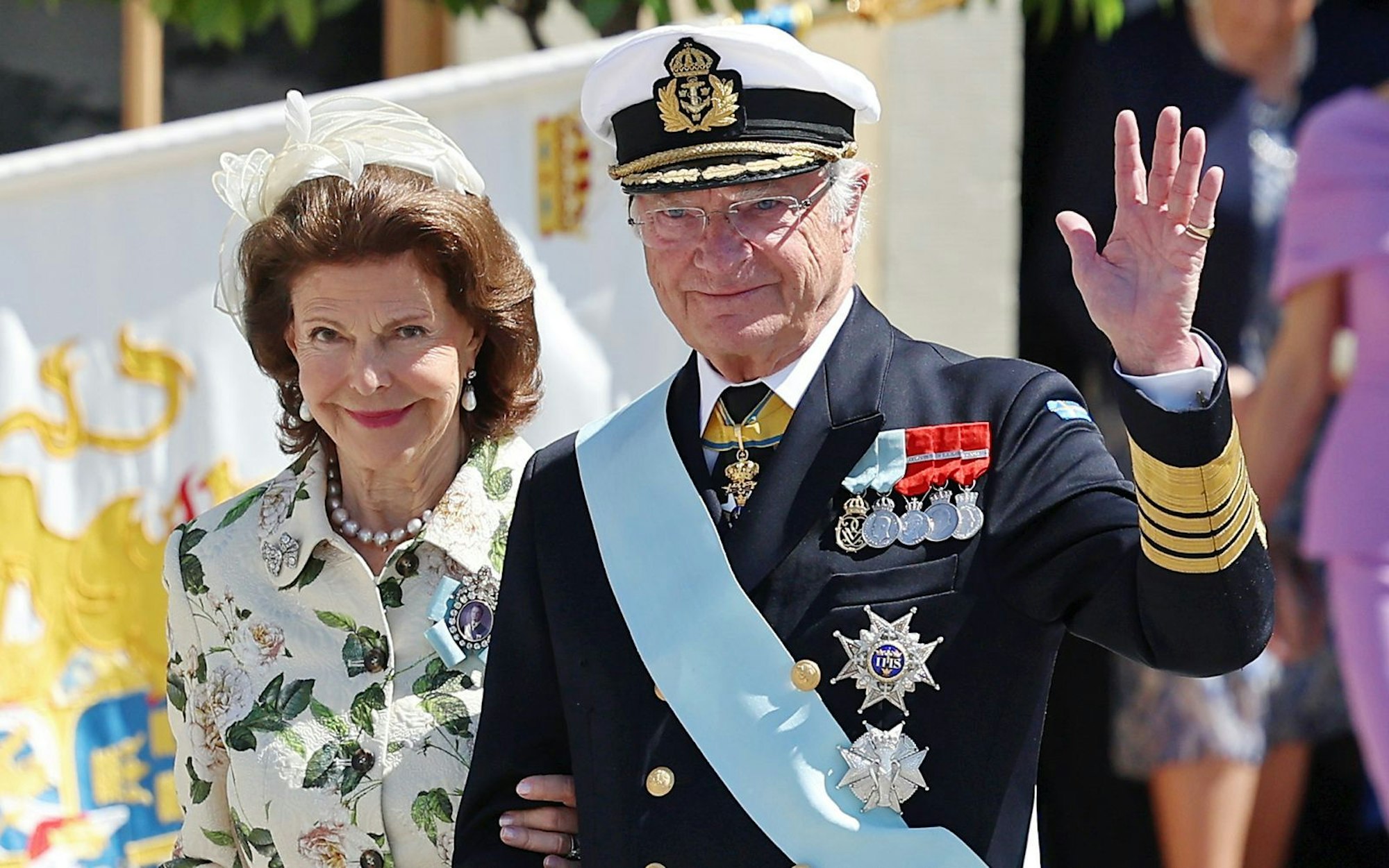 Prime Video und SAT.1 haben eine Serie über die Liebesgeschichte von Königin Silvia und König Carl XVI. Gustaf von Schweden in Auftrag gegeben. (Bild: 2025 Getty Images/Michael Campanella)