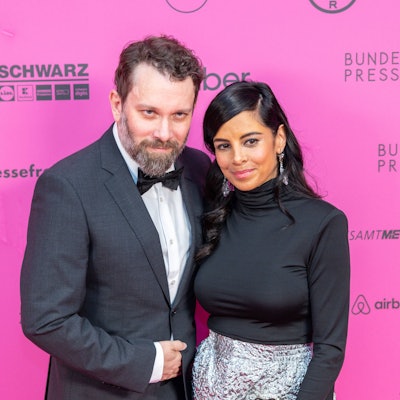 Christian Ulmen und seine Frau Collien Ulmen-Fernandes beim Bundespresseball 2024.