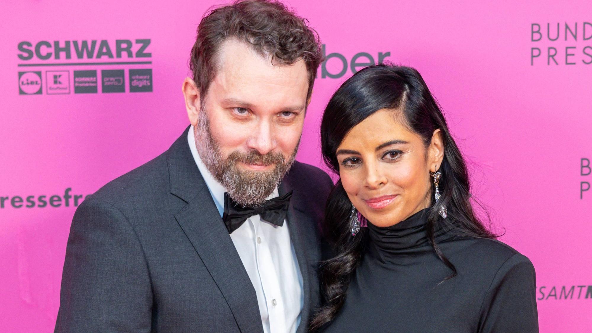 Christian Ulmen und seine Frau Collien Ulmen-Fernandes beim Bundespresseball 2024.