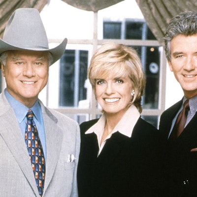 Larry Hagman, Linda Gray und Patrick Duffy.