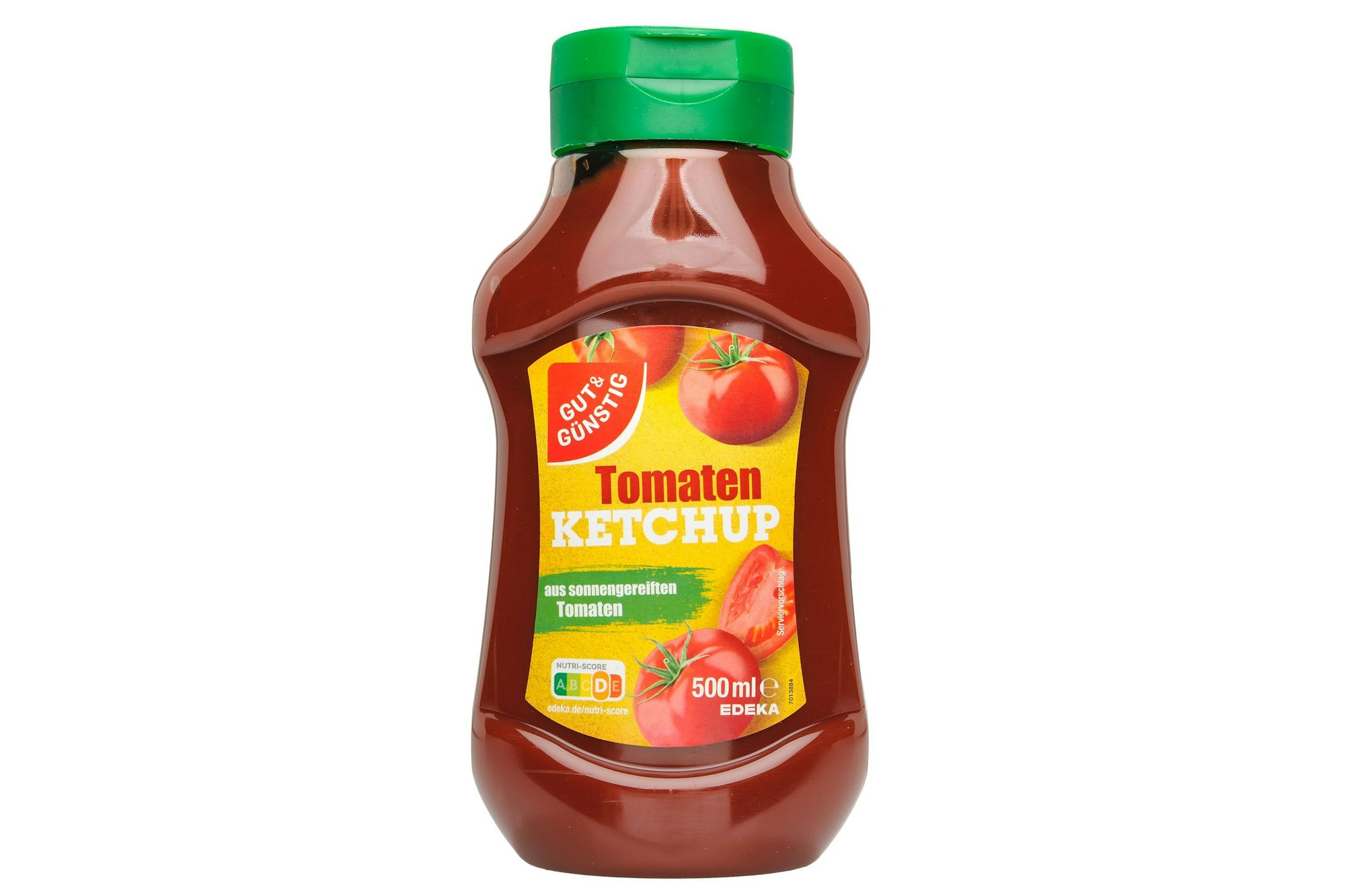 Eine Flasche Edekas Gut & Günstig Ketchup