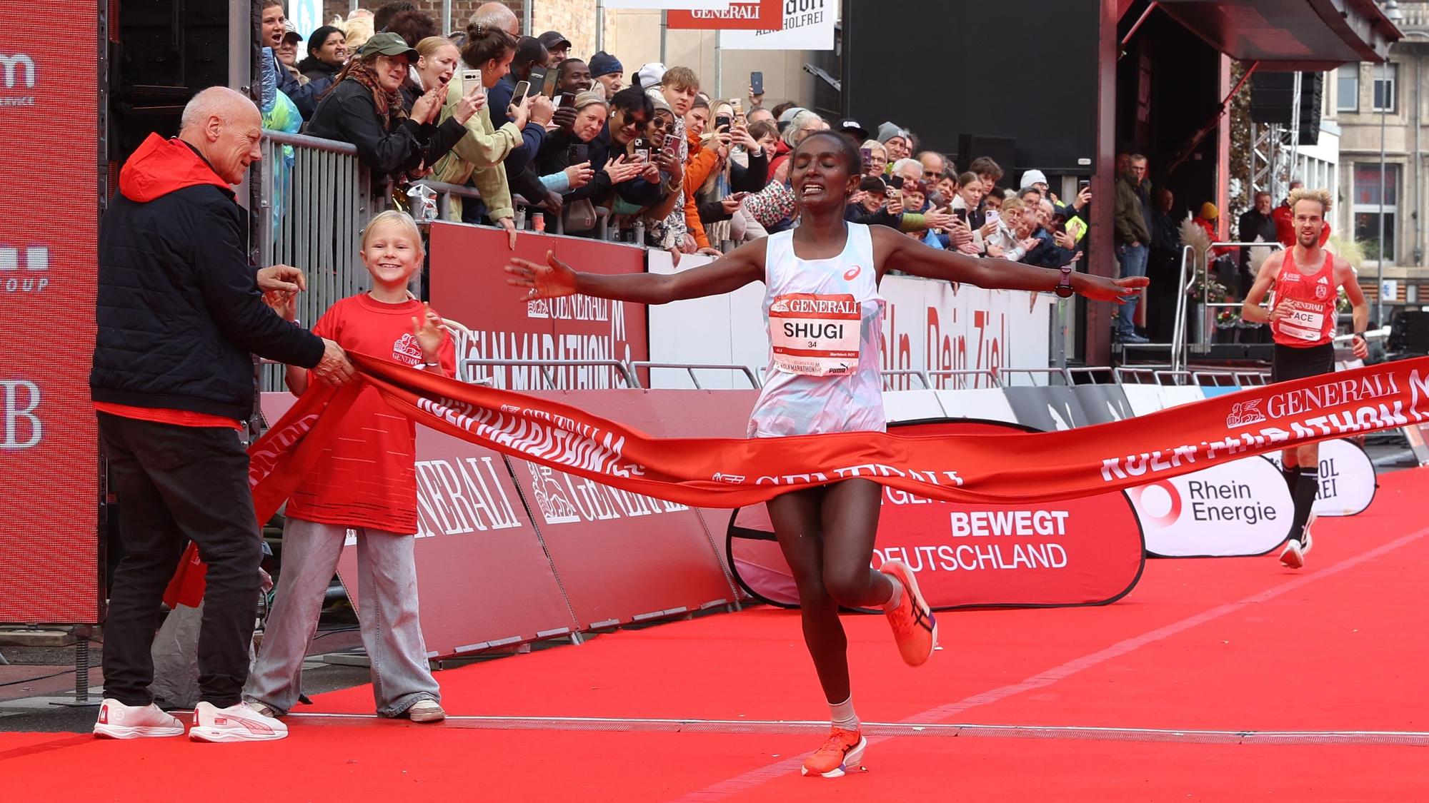 Eindruck vom Köln-Marathon.