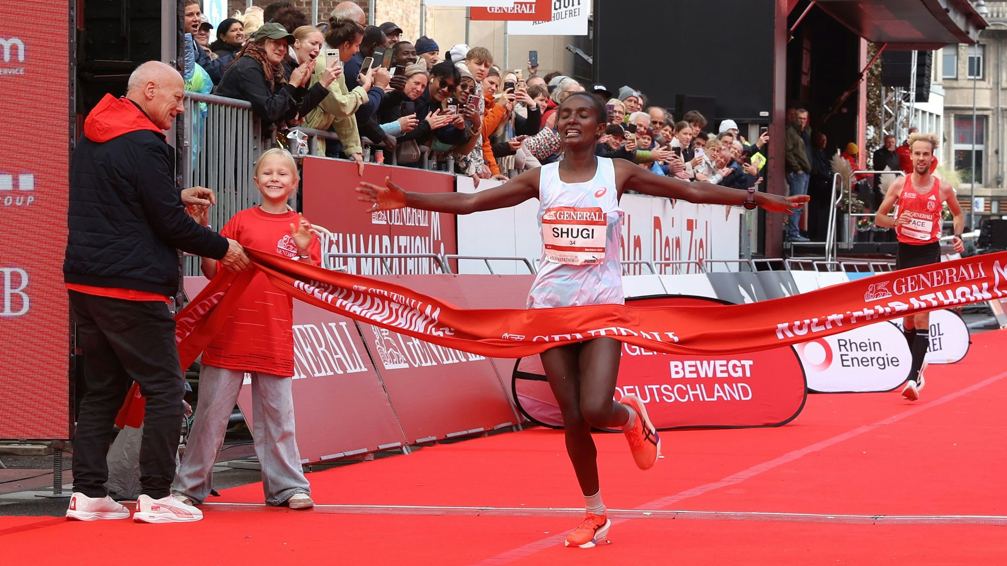 Eindruck vom Köln-Marathon.