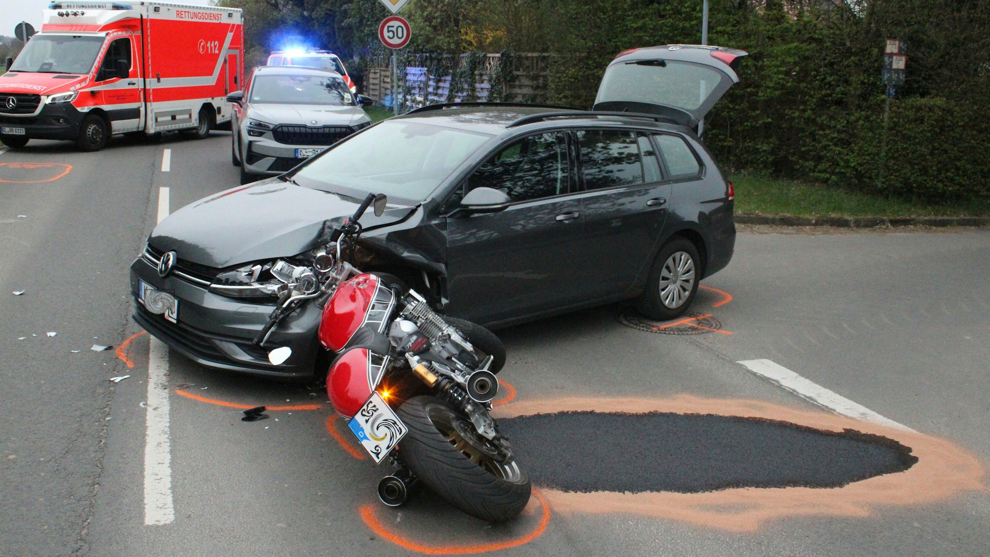 Unfallstelle Dierath