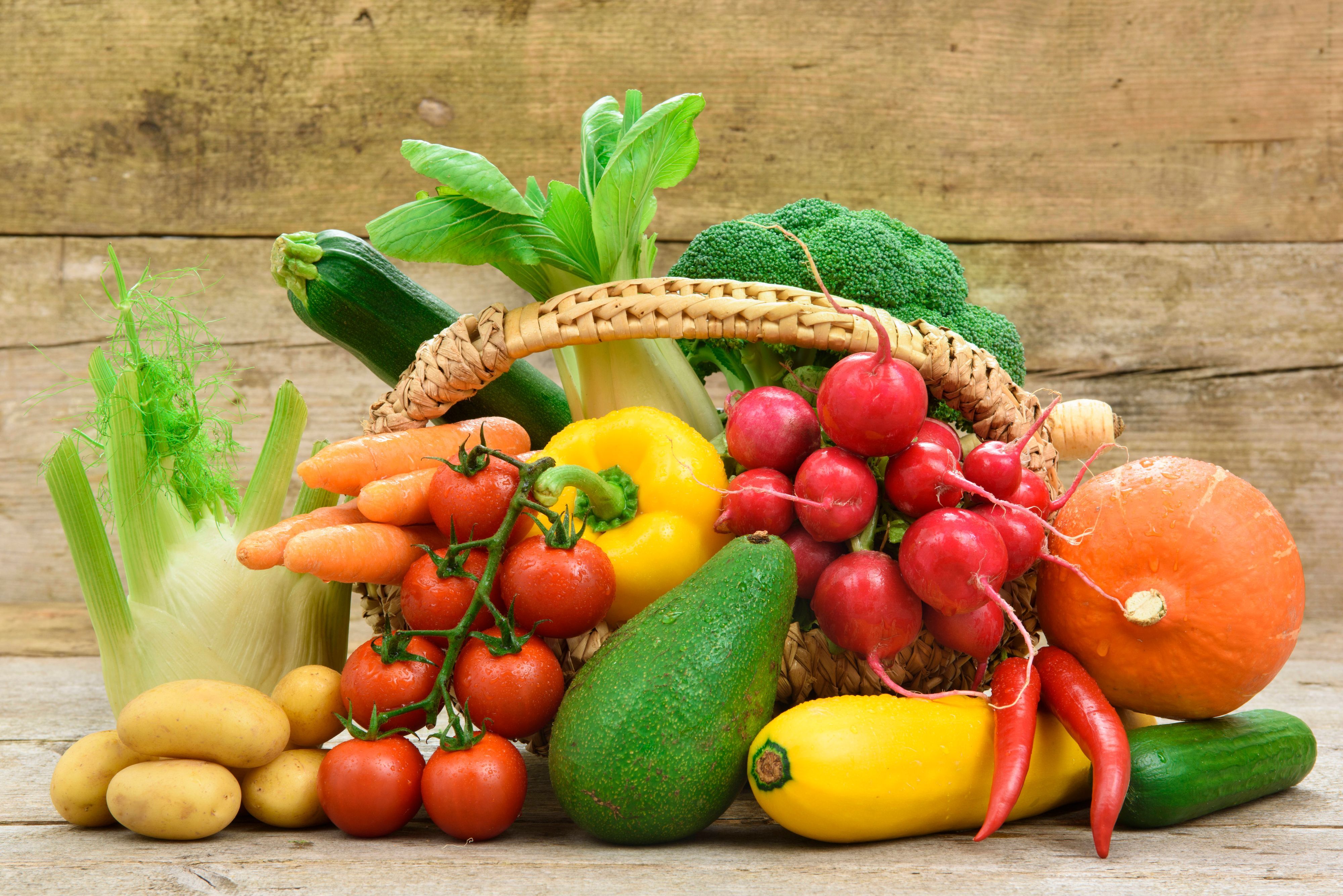 Viele verschiedene Gemüsearten.