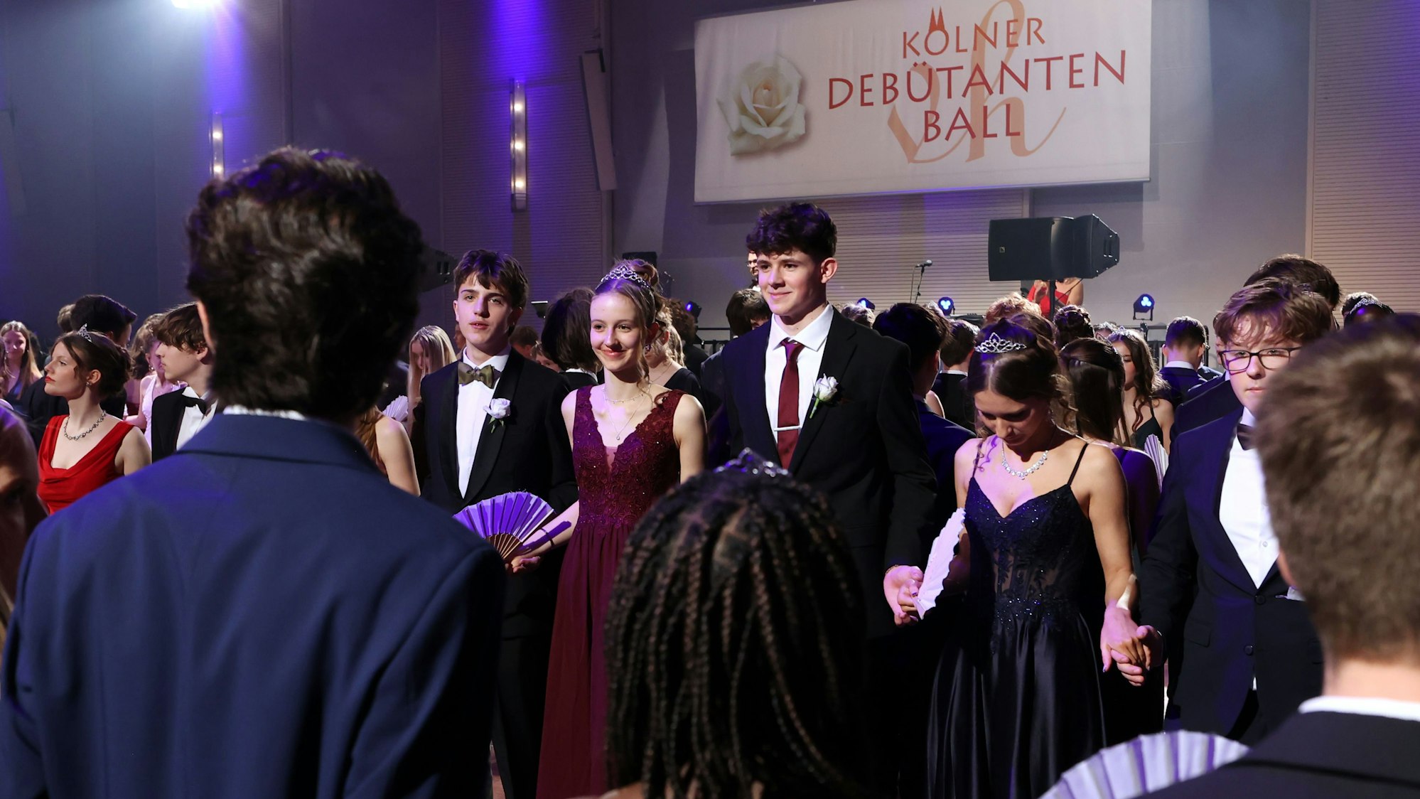 Emilia und Joscha bei der Quadrille