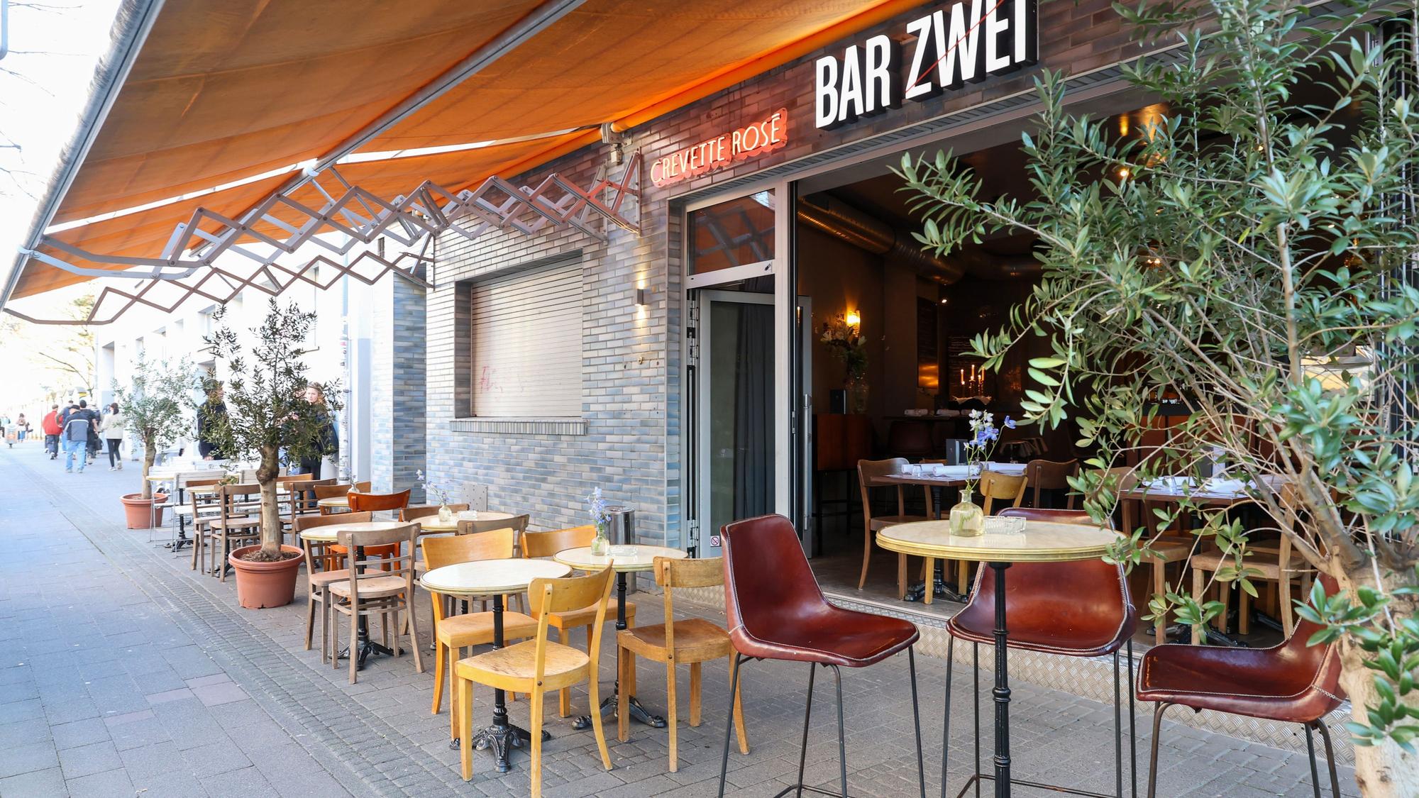 Das Restaurant Crevette Rosé mit Terrasse in Ehrenfeld.