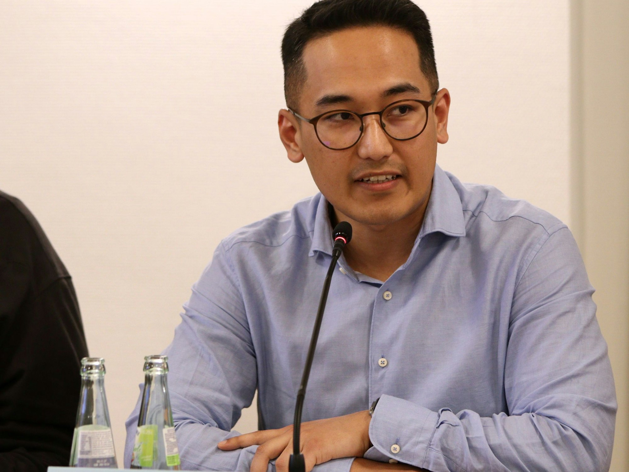 Tenzin Naktsang (SPD) bei seiner Haushaltsrede.