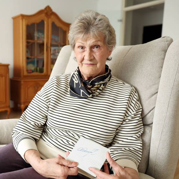 Olga Weiss aus Aachen. Die Stadt wollte ihre Unterschrift nicht anerkennen.
