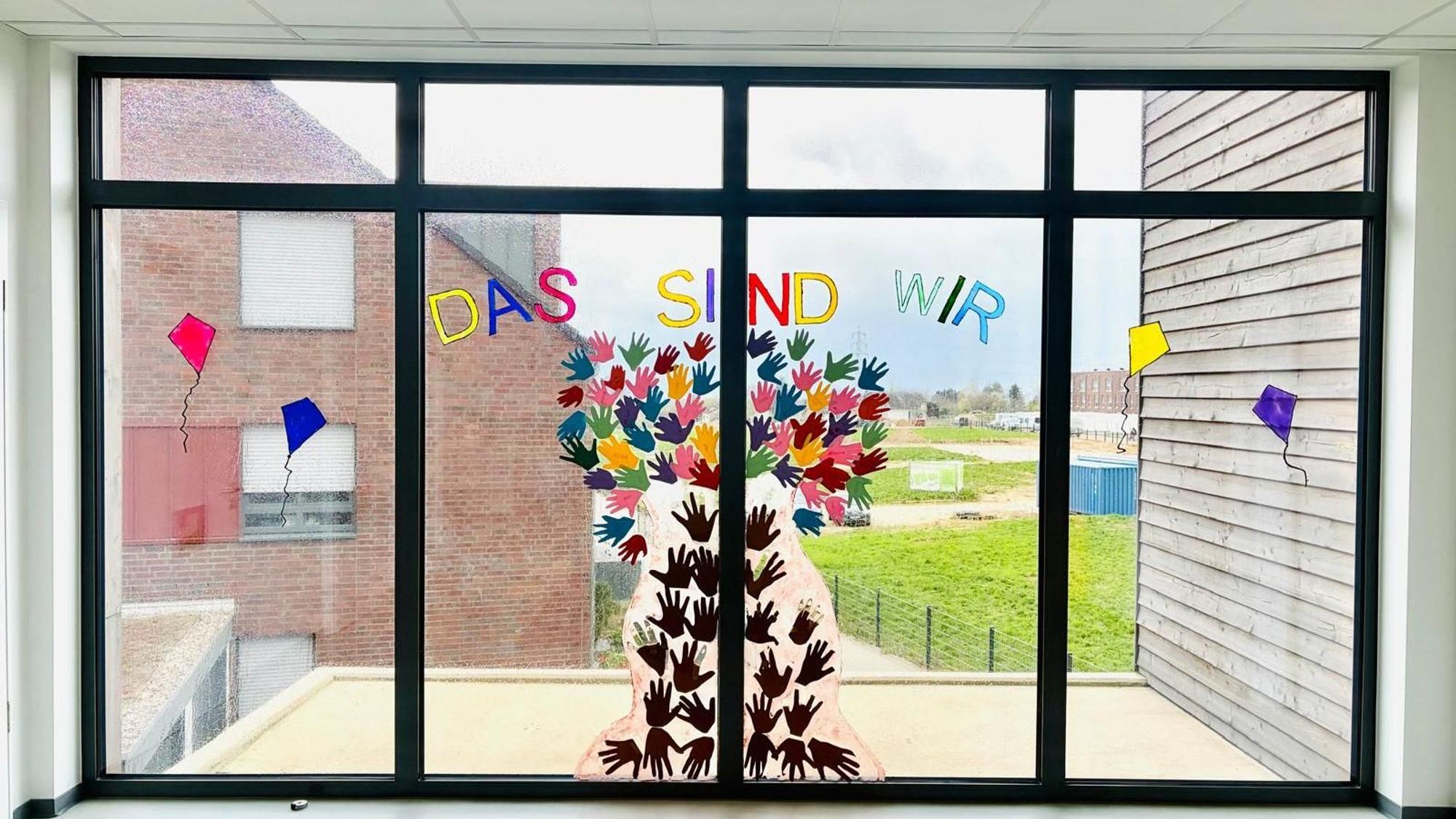 Ein Fenster in der Kita am Fester Weg