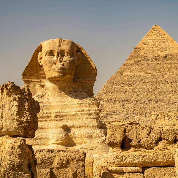 Die Chephren-Pyramide in Gizeh