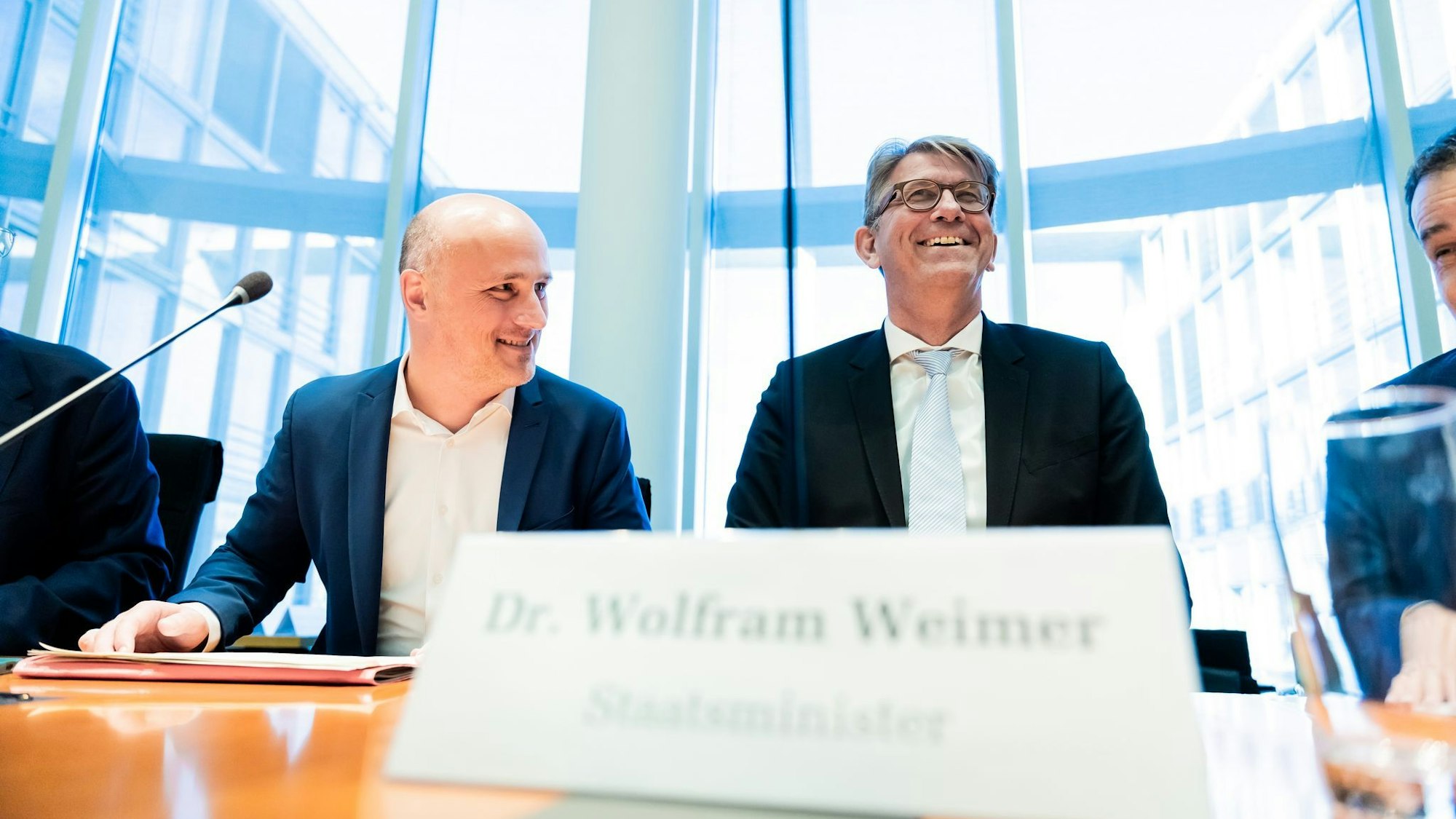 Sven Lehmann und Wolfram Weimer