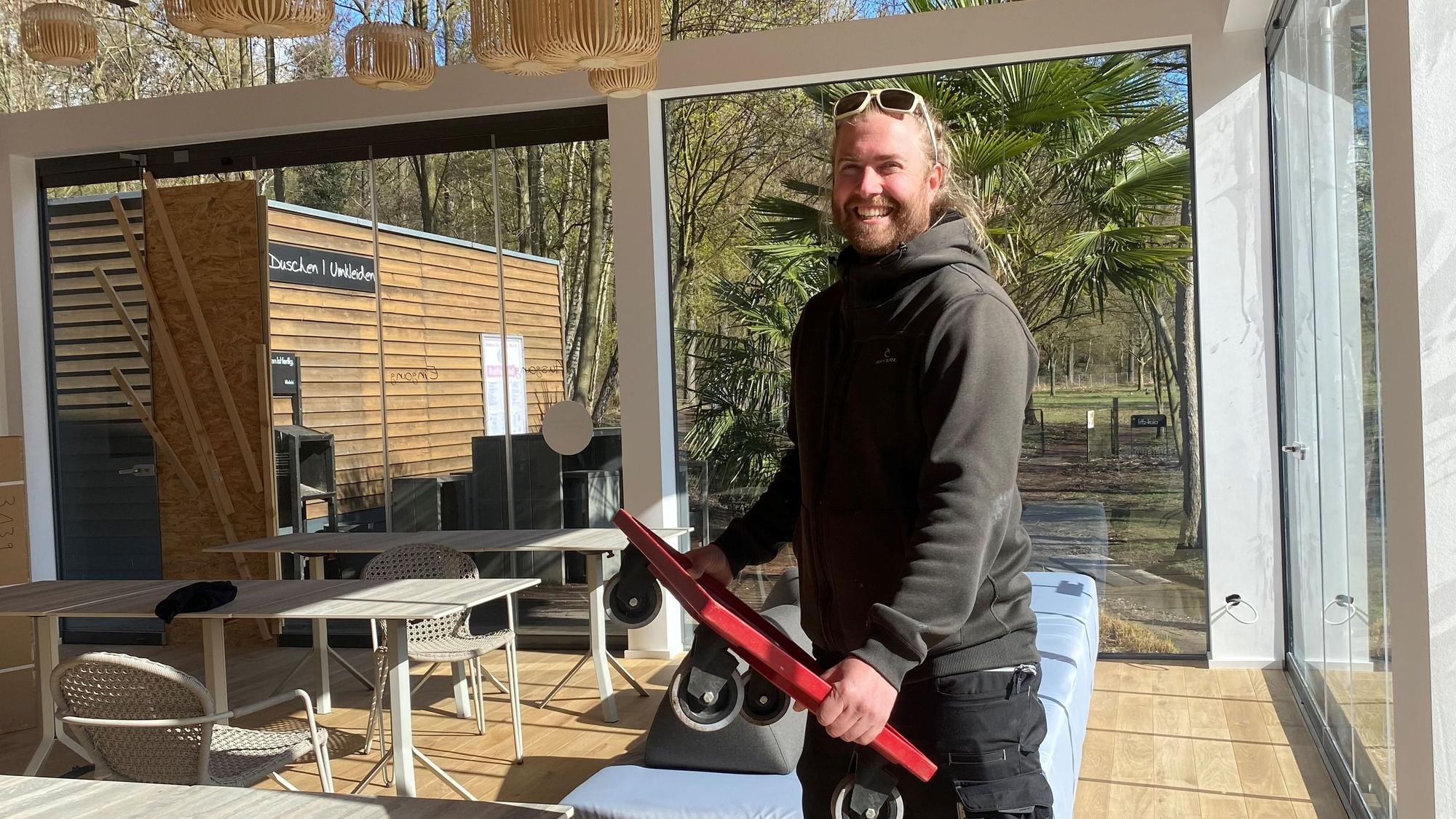 Zu sehen ist Milan Robinet.
