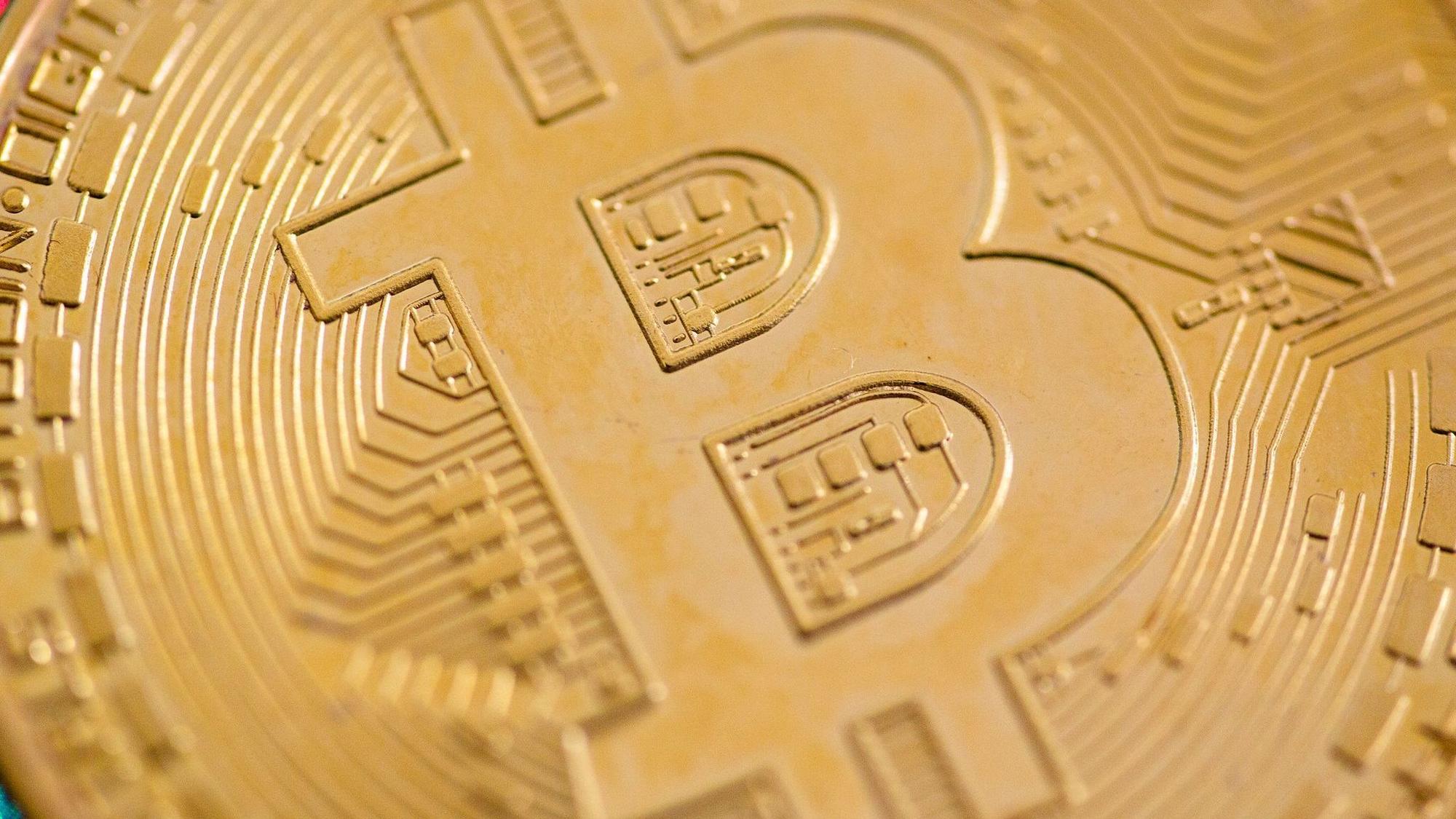 Bitcoin-Münze