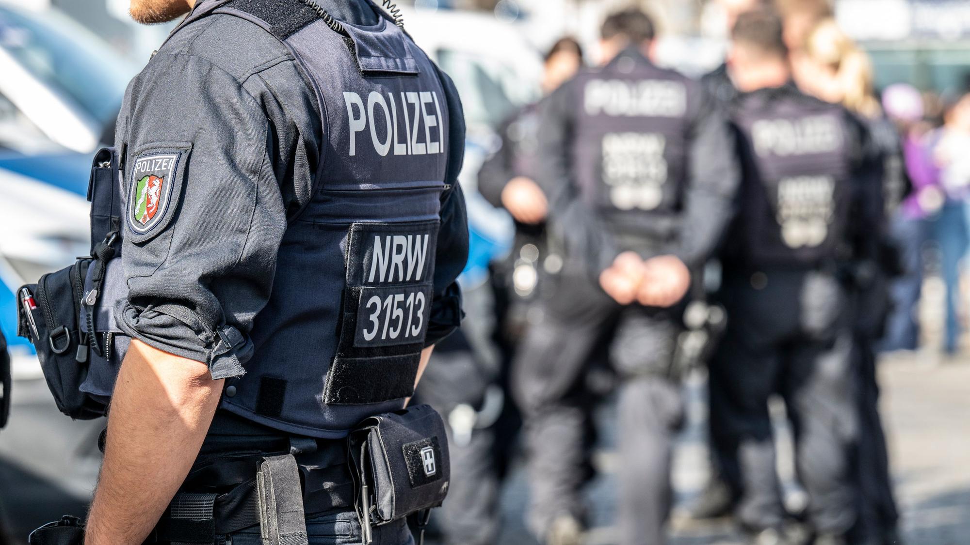 Die Polizei ist im Einsatz.