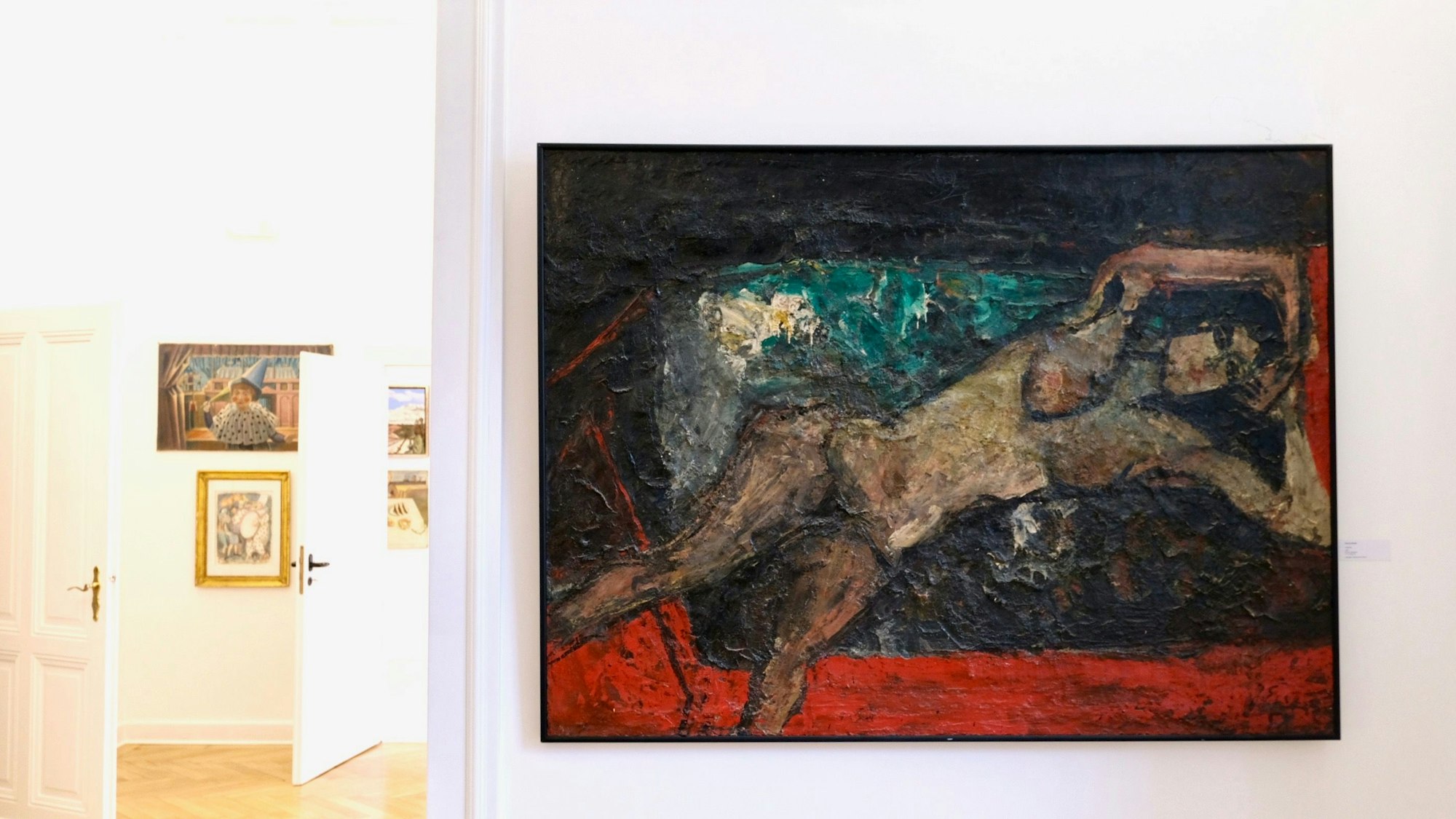 Das Ölgemälde „Liegende“ von Georg Esser.