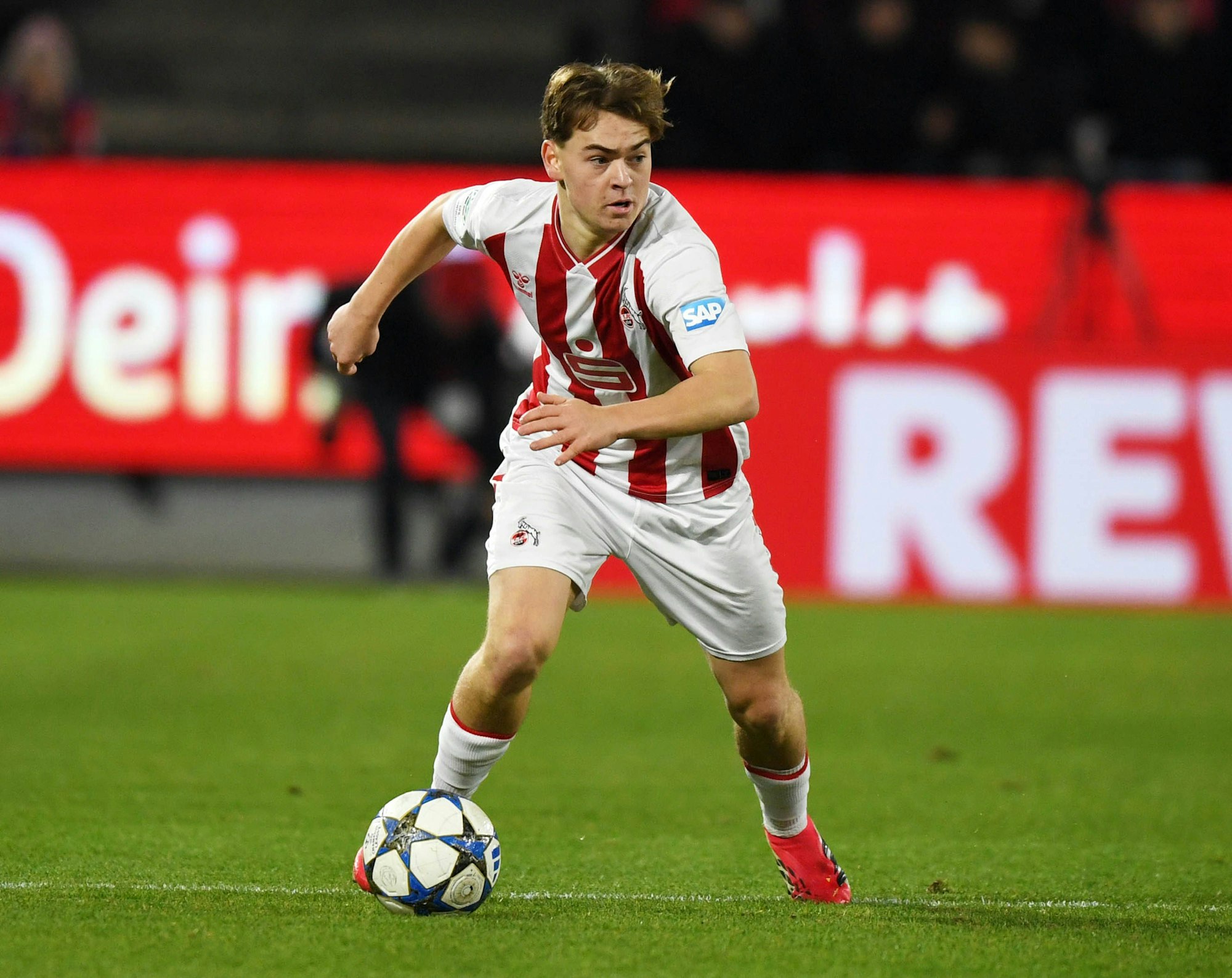 04.02.2026, xophax, Fussball , UEFA Youth League 2025/2026 , Round of 32, Stadion Köln Cologne - Germany. Benjamin Ley 1.FC Köln Koeln *** 04 02 2026, xophax, Football , UEFA Youth League 2025 2026 , Round of 32, Stadion Köln Cologne Germany Benjamin Ley 1 FC Köln Koeln