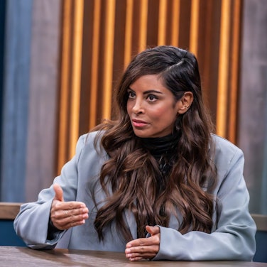 Collien Fernandes forderte im Gespräch mit Caren Miosga ein härteres Vorgehen bei digitaler Gewalt. (Bild: NDR / Claudius Pflug)