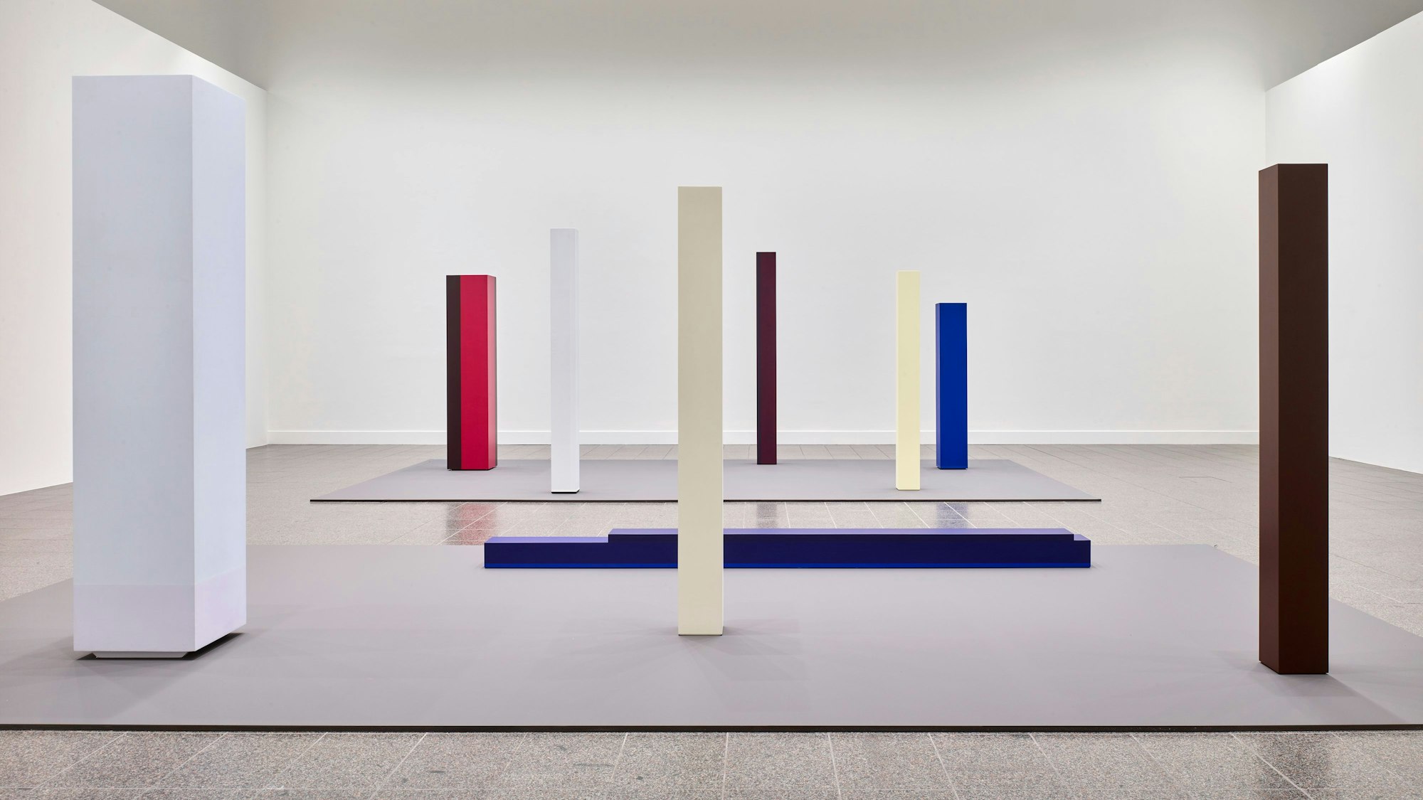 Ausstellungsansicht Anne Truitt, K20 Düsseldorf