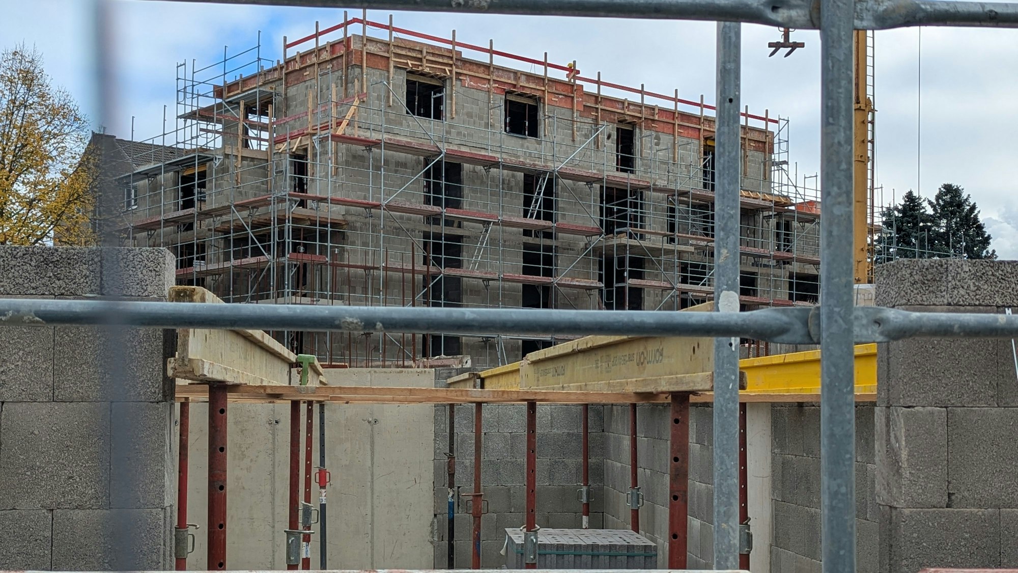 Ein Haus im Rohbau. (Symbolbild)