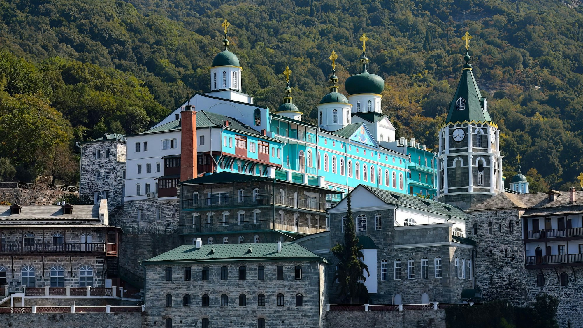 Klosteranlage auf dem Berg Athos