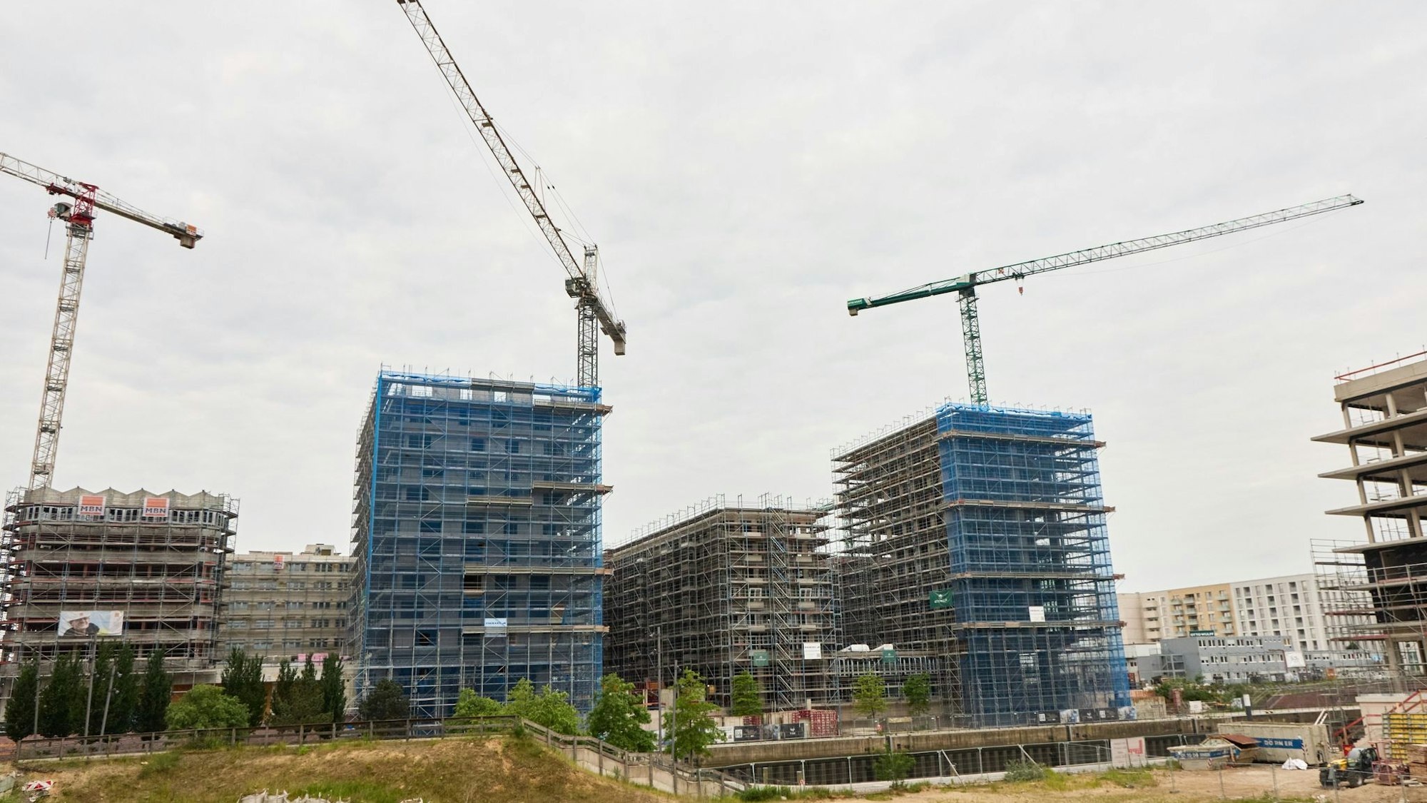 Baustelle in Hamburg
