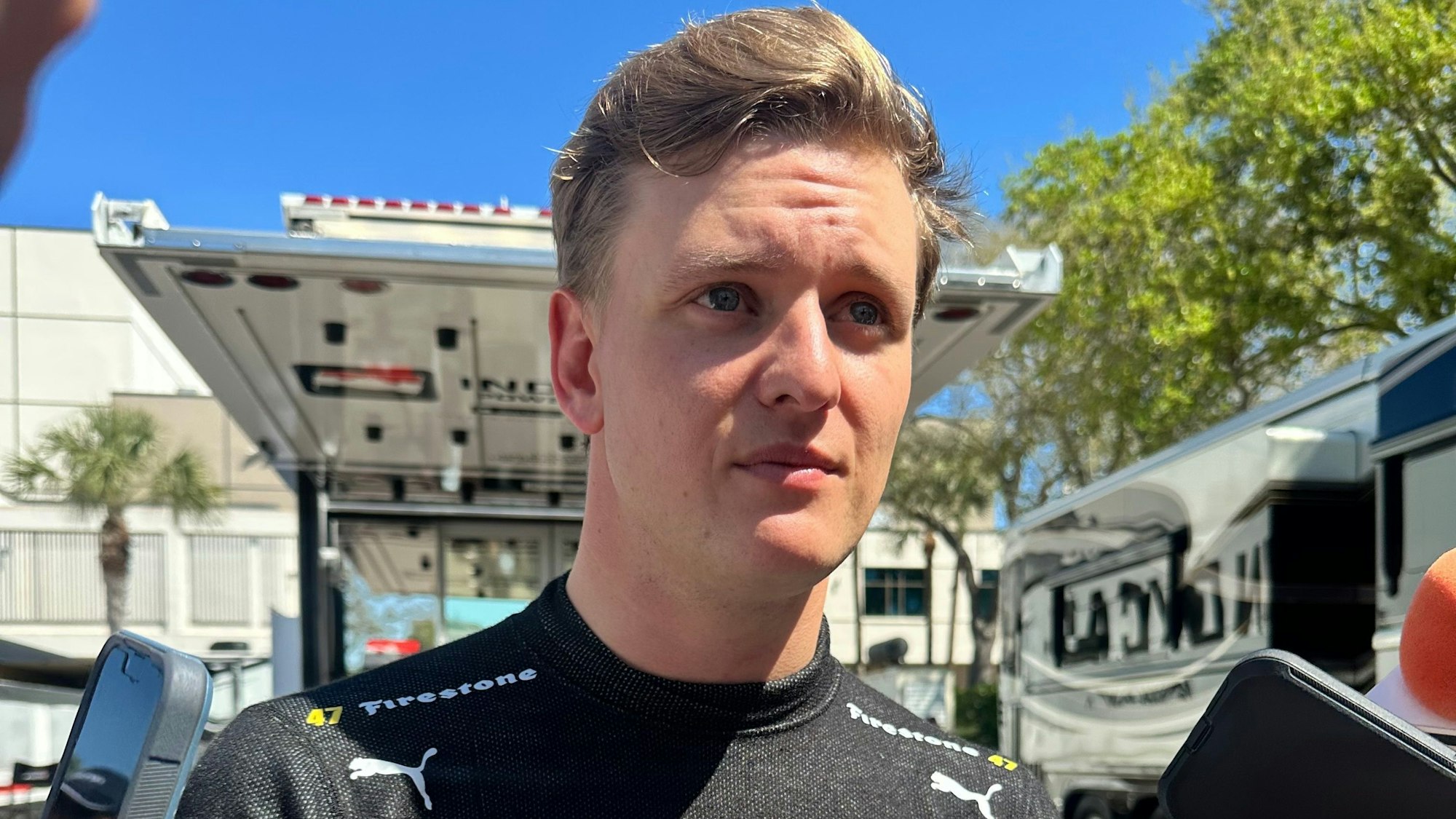 Mick Schumacher nach einem IndyCar-Rennen