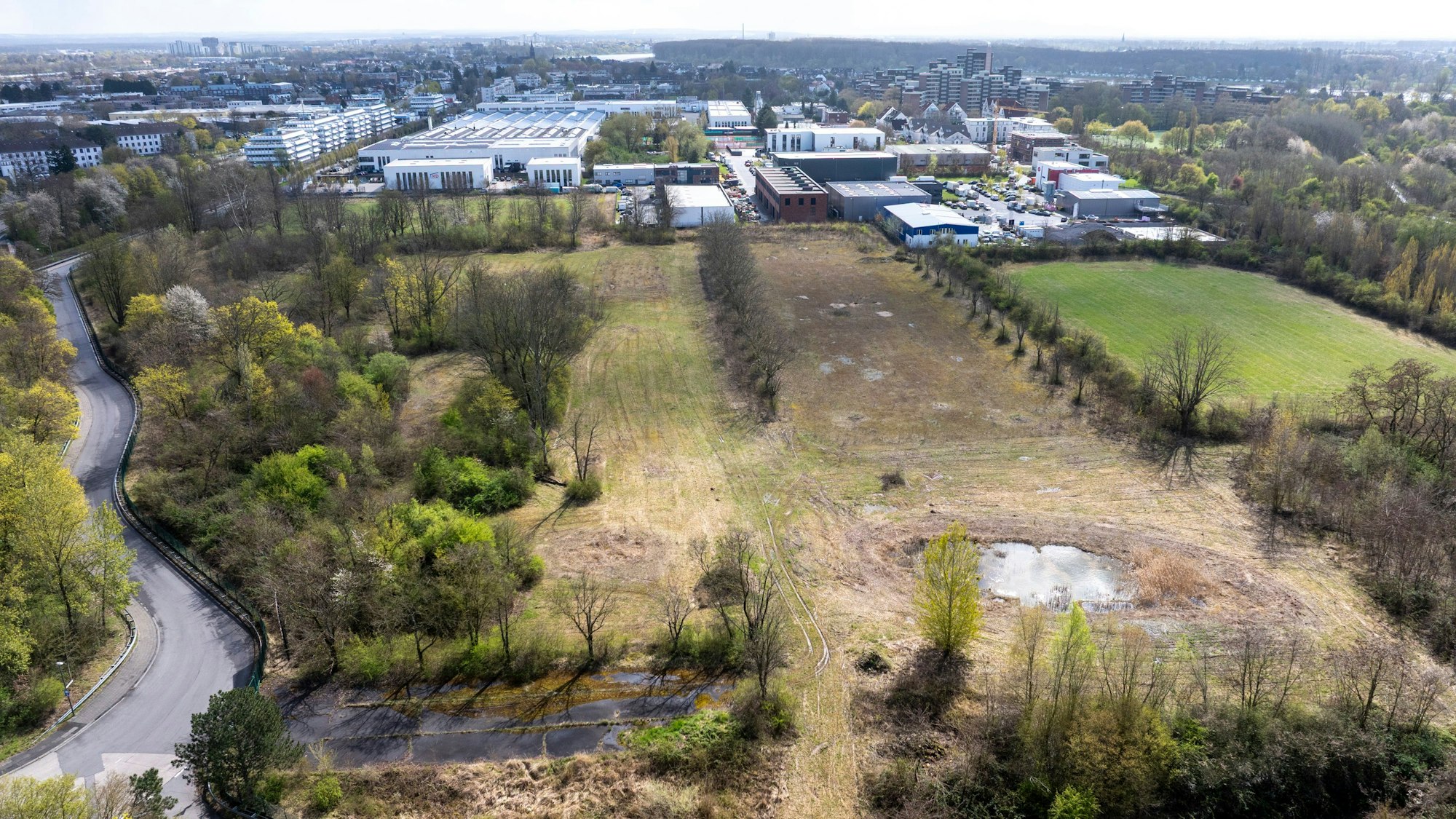 Das Areal der früheren Kaserne Brasseur in der Westhovener Aue.