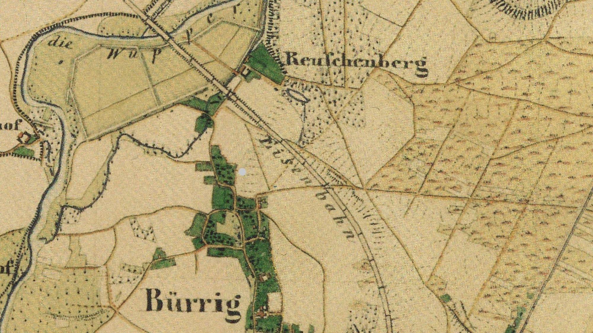 Die Köln-Mindener Eisenbahn in Wiesdorf und Bürrig Küppersteg.
