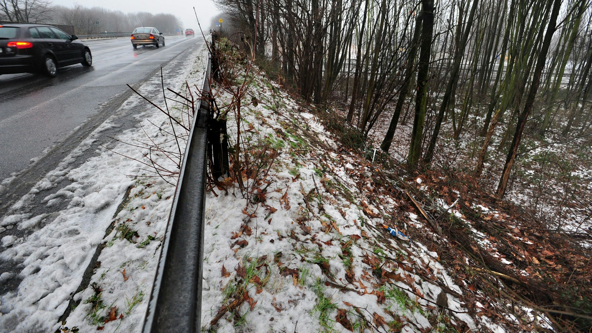 An der A59 bei Leverkusen wurde 2010 die Leiche von Ricardo Corvo entdeckt – jetzt rückt die Aufklärung des Falls näher. (Archivbild)