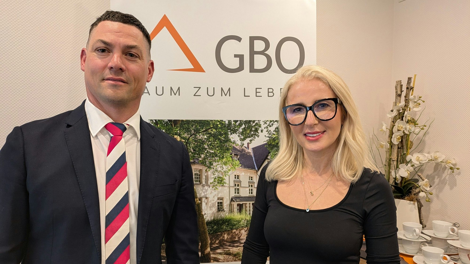 Meral Tosun und Alexander Dederichs, die kaufmännische Leiterin und der technische Leiter der GBO