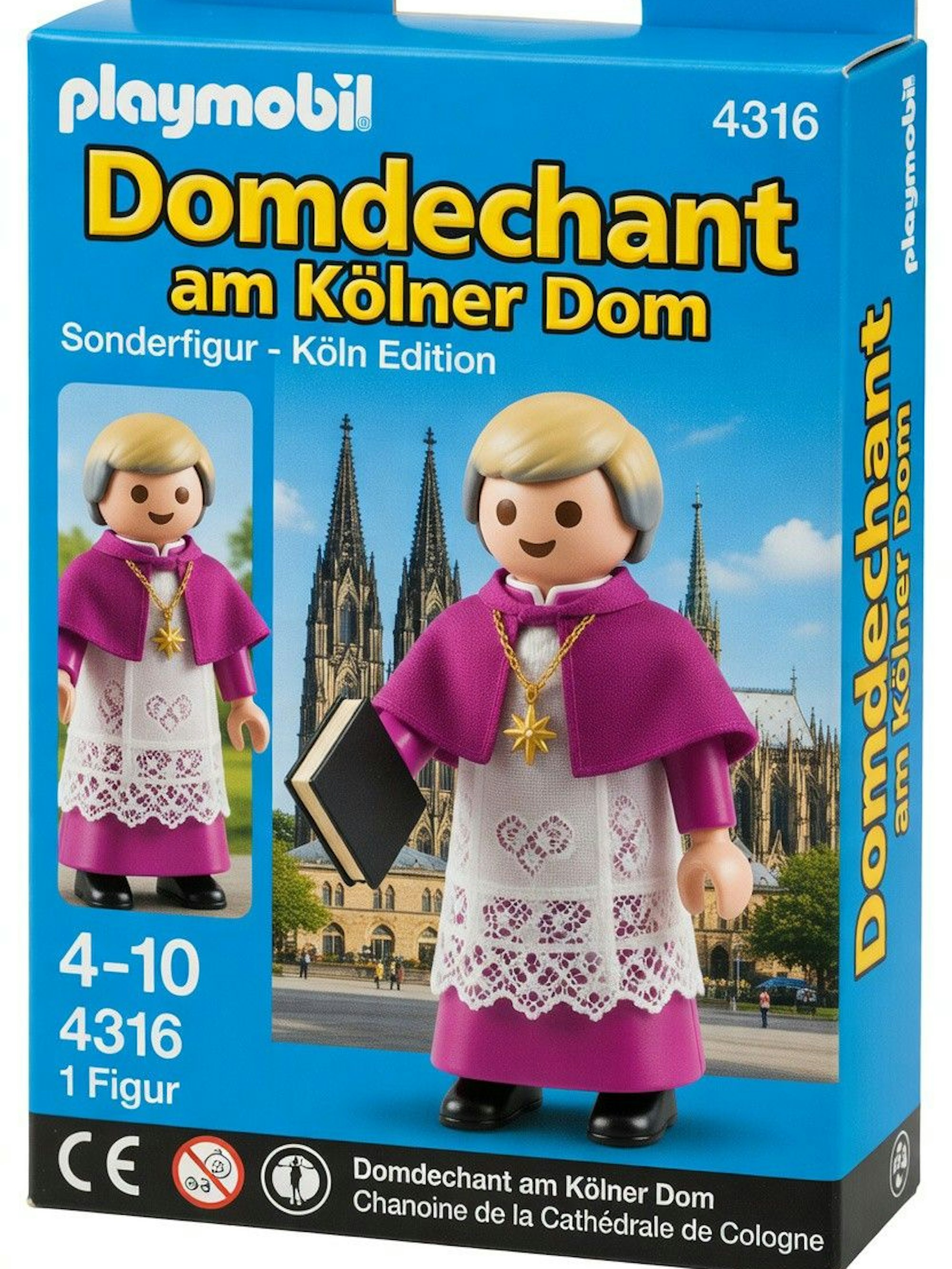 Haben Sie ihn erkannt? Stadtdechant Robert Kleine gibt es jetzt als Playmobil-Figur