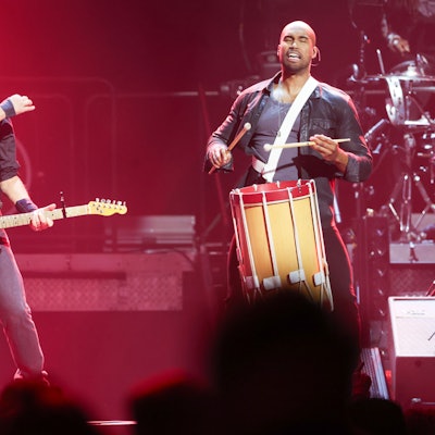 Bruce Springsteen (l.) und Anthony Almonte am Dienstag (31. März) in Minneapolis