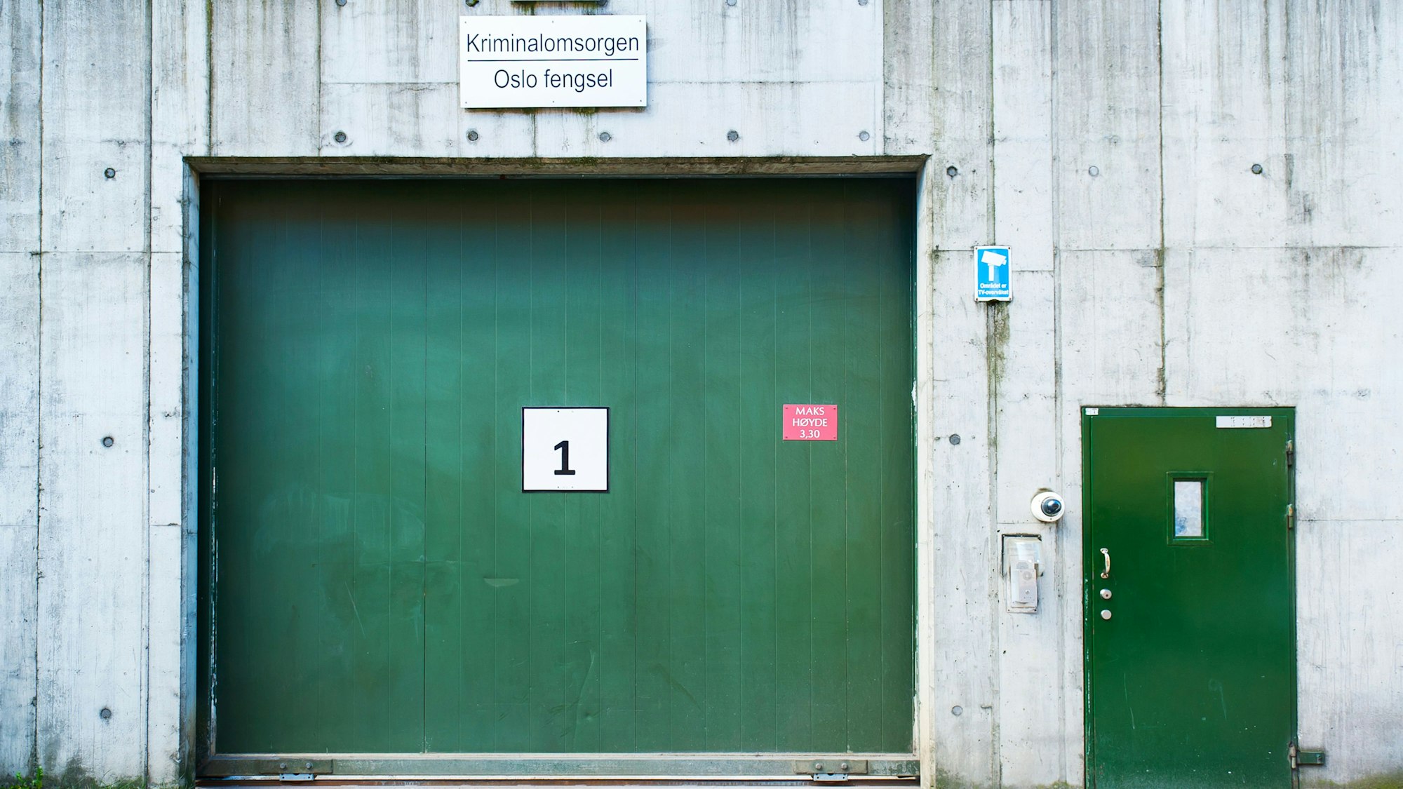 Eingang von Oslo fengsel.