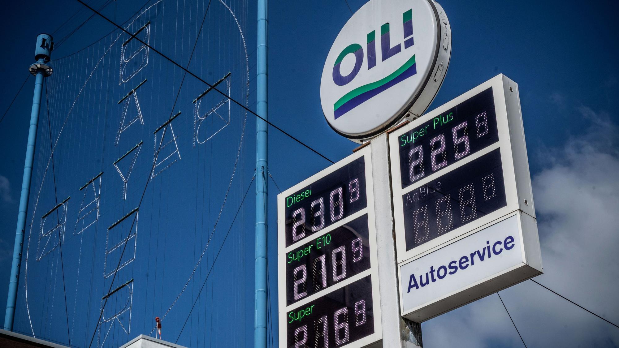 Tankstelle in Leverkusen