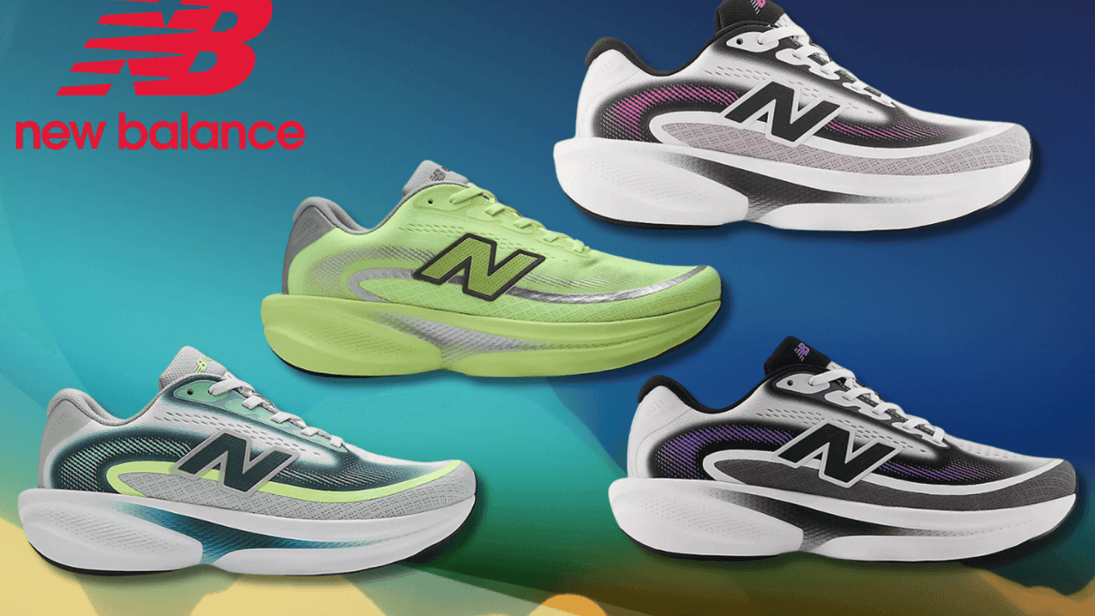 Der New Balance Ellipse in verschiedenen Colorways.