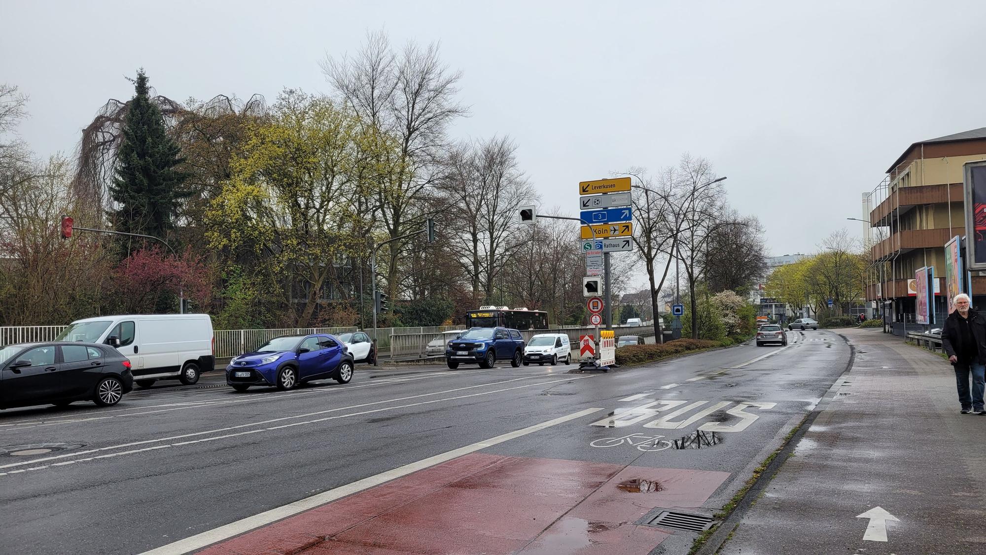 Das Foto zeigt die Einfahrt zum Stadttunnel