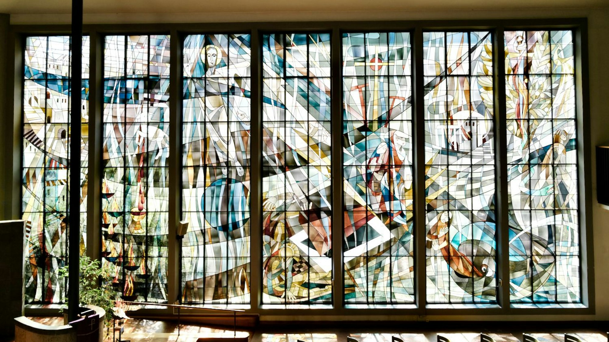 Blick auf das Fenster.