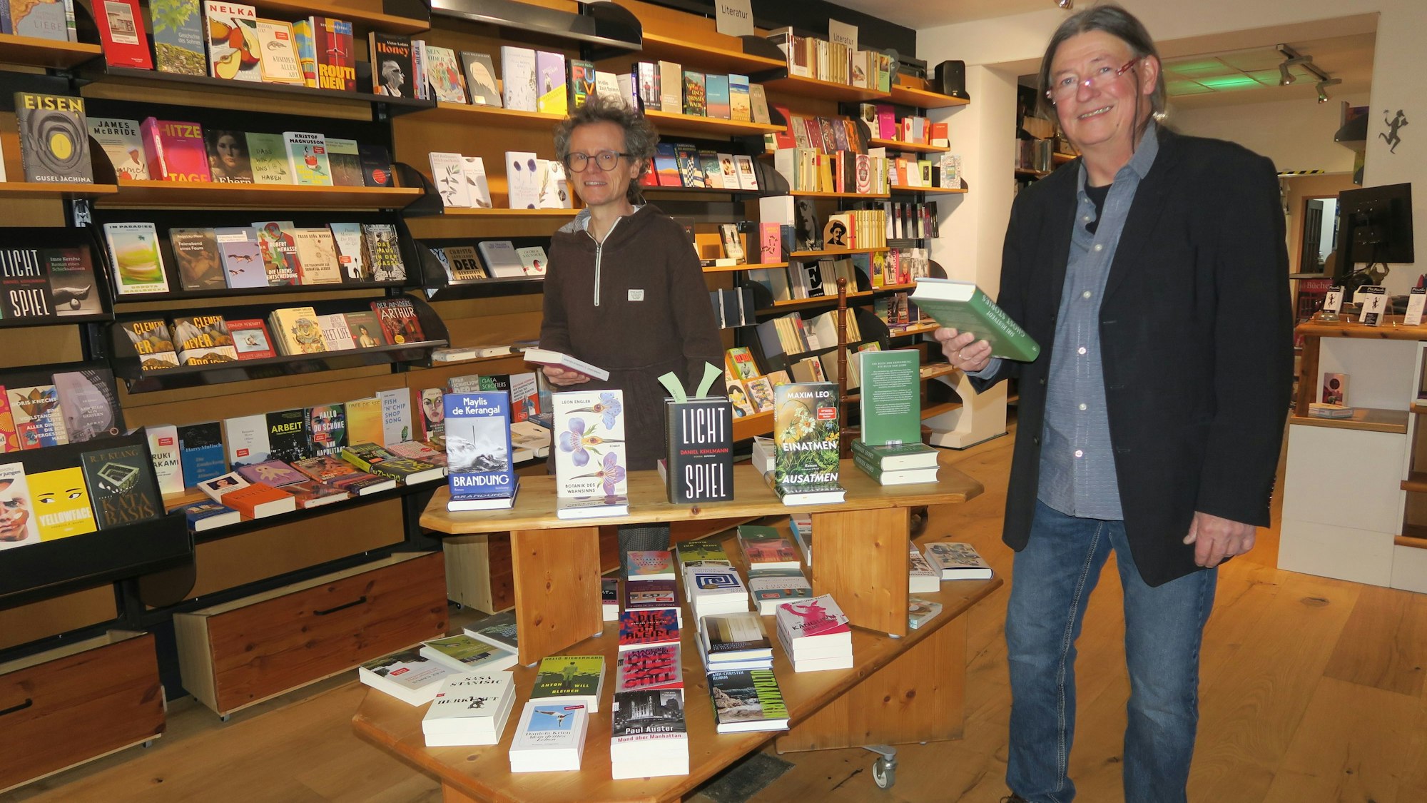 Große Literatur ja, Elfenbeinturm nein: Uli Ormanns (l.) und Burkhard Schirdewahn werden sich auch nach den Wünschen der Kunden richten.