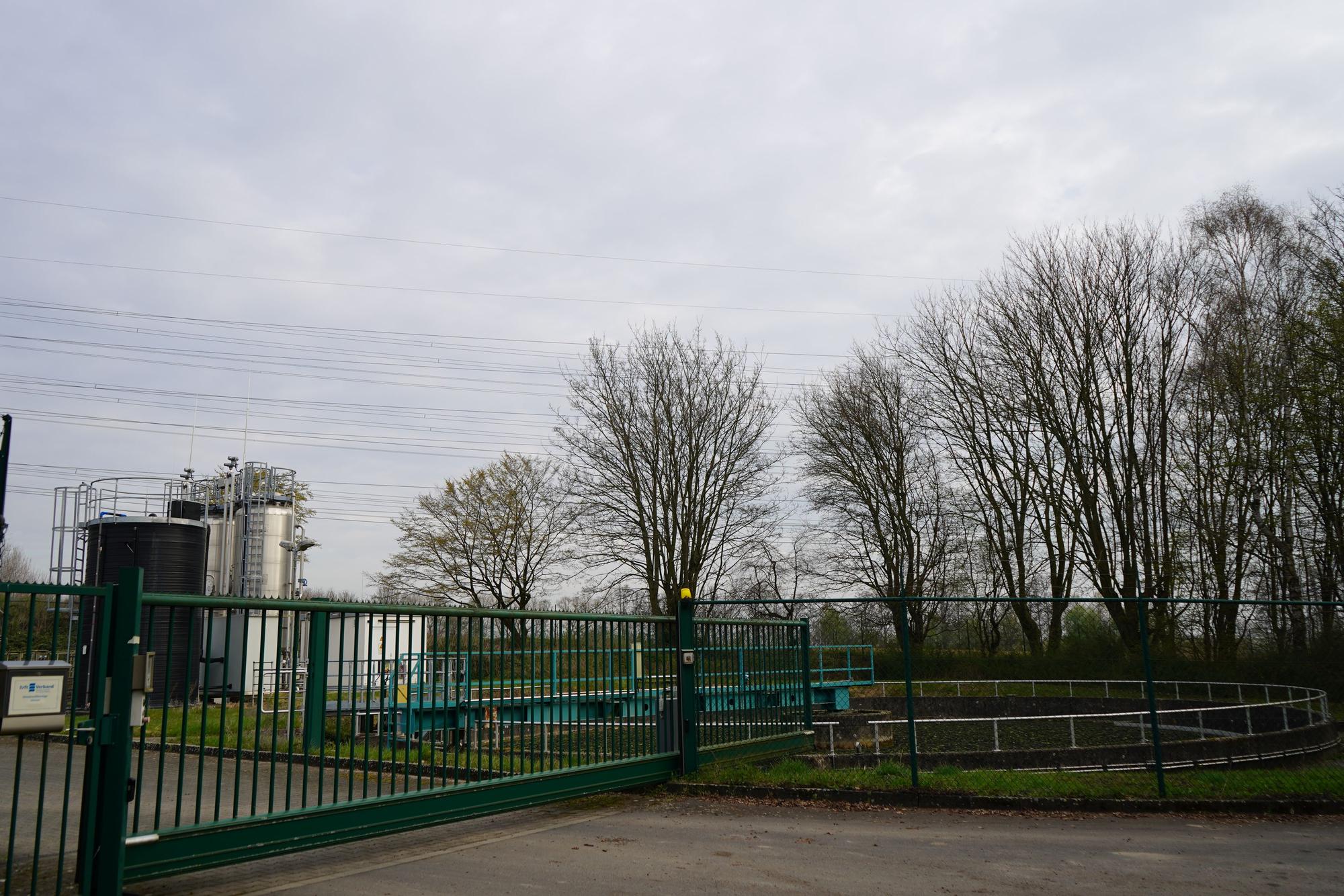 Das Bild zeigt die Kläranlage in Bergheim-Glessen.