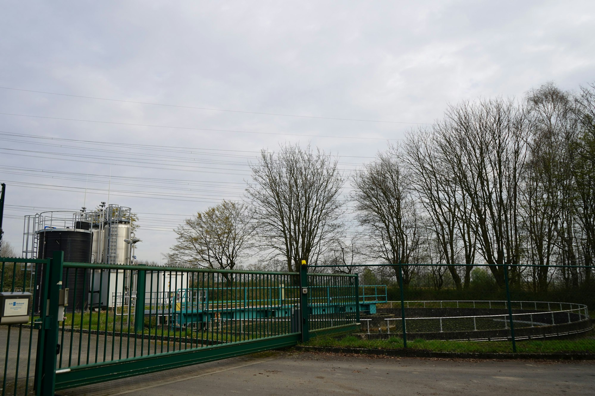 Das Bild zeigt die Kläranlage in Bergheim-Glessen.