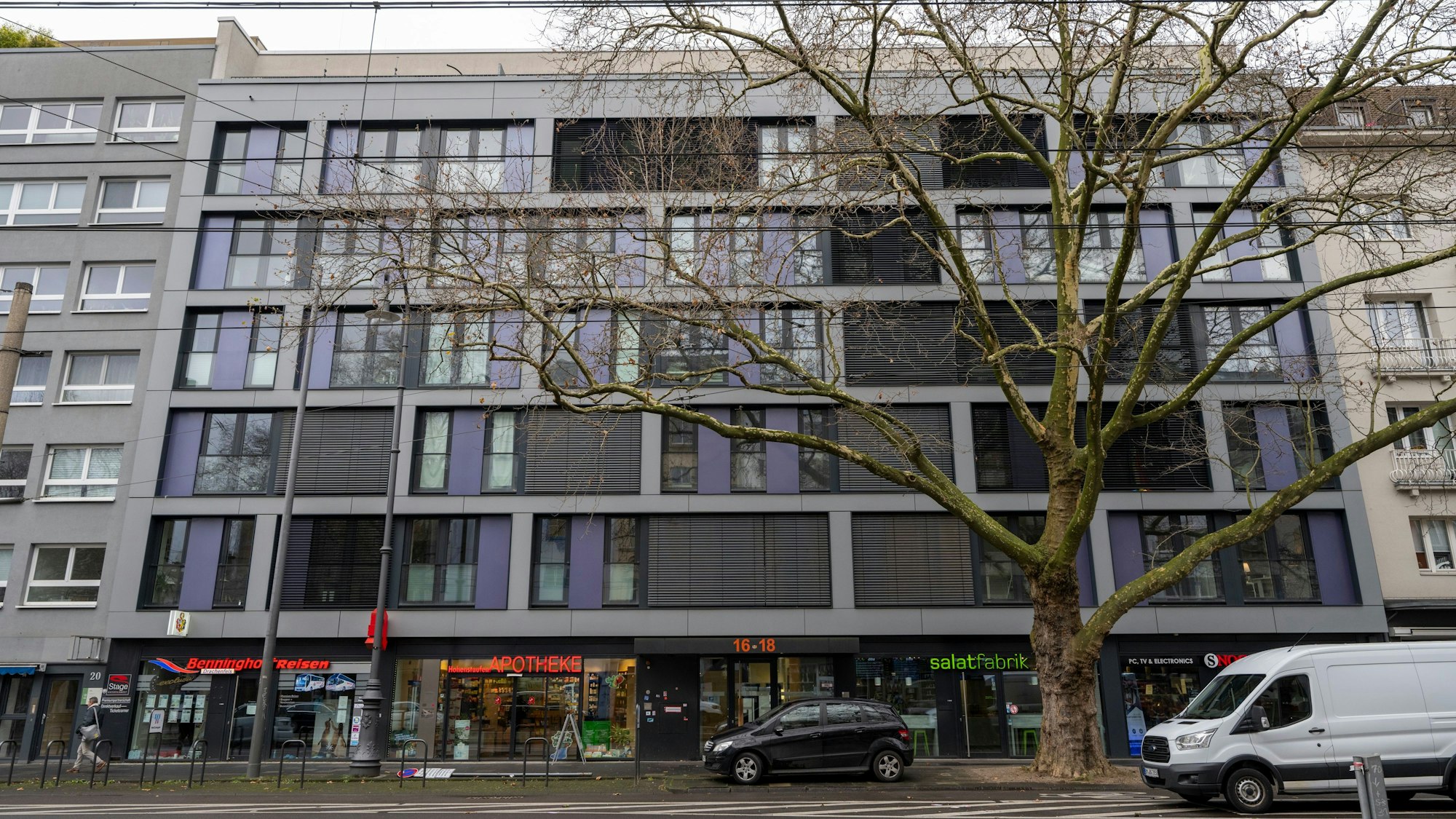 In dem Gebäude am Hohenstaufenring waren früher Büros, jetzt sind es Wohnungen. (Archivbild von 2024)