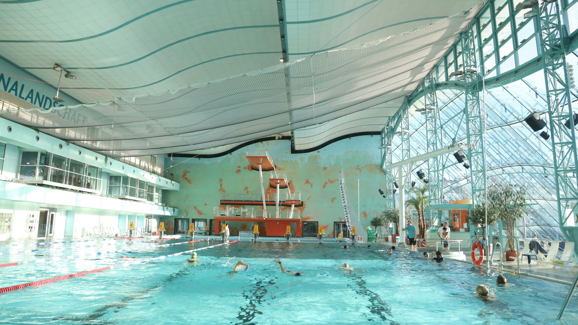 Blick ins Innere des Agrippabades