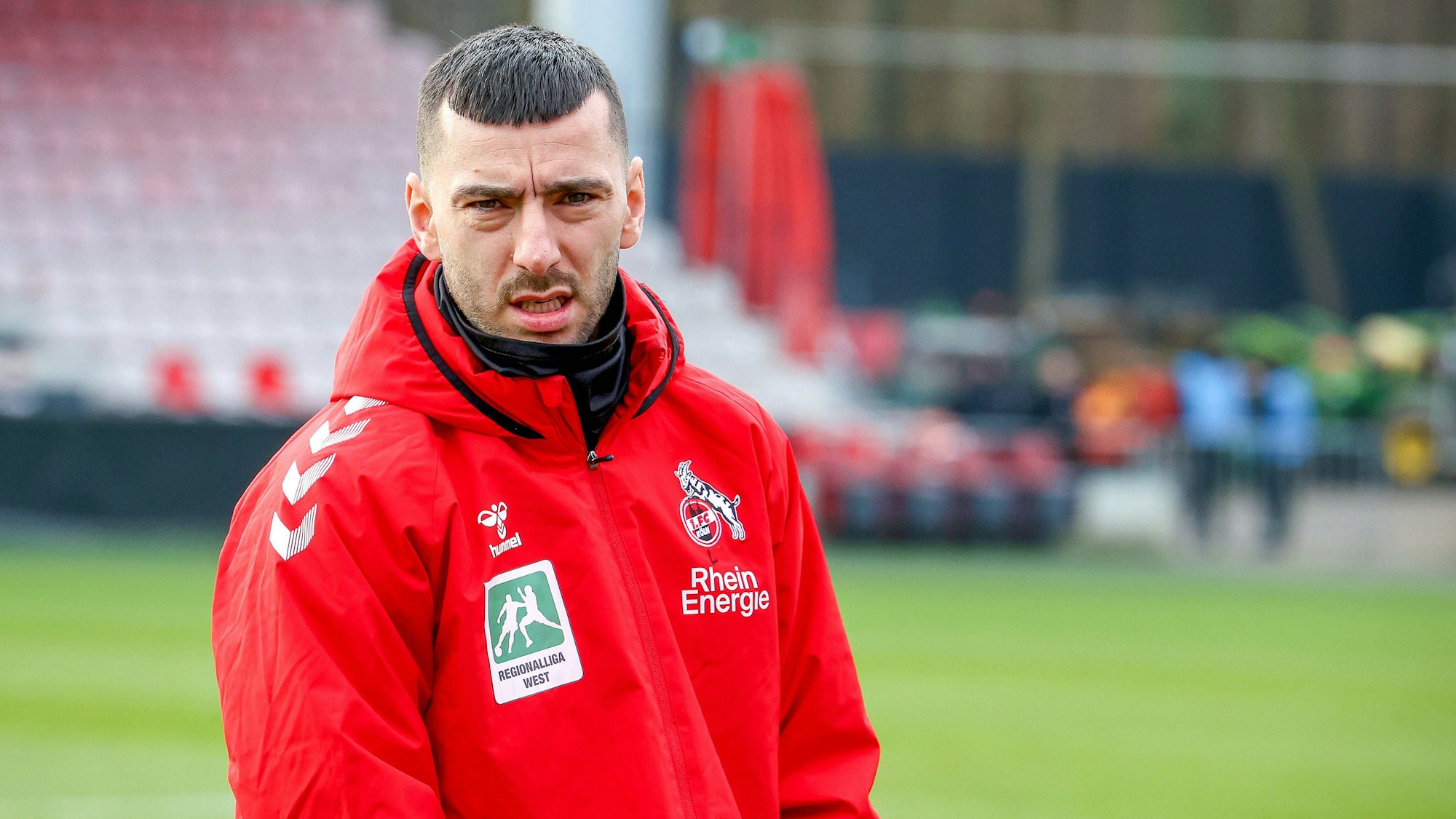 01.02.2026, xsscx, Herren Fussball, 1. FC Koeln U21, U 21 - SC Paderborn U21, Regionalliga West, 20. Spieltag, Franz-Kremer-Stadion, Saison 2025 2026: Sargis Adamyan 1. FC Koeln 9 DFB regulations prohibit any use of photographs as image sequences and or quasi-video. Photo: xSandraxScherningxPressefotoKochx Nordrhein-Westfalen Germany *** 01 02 2026, xsscx, Herren Fussball, 1 FC Koeln U21 SC Paderborn U21, Regionalliga West, 20 Spieltag, Franz Kremer Stadion, Saison 2025 2026 Sargis Adamyan 1 FC Koeln 9 DFB regulations prohibit any use of photographs as image sequences and or quasi video Photo xSandraxScherningxPressefotoKochx Nordrhein Westfalen Germany