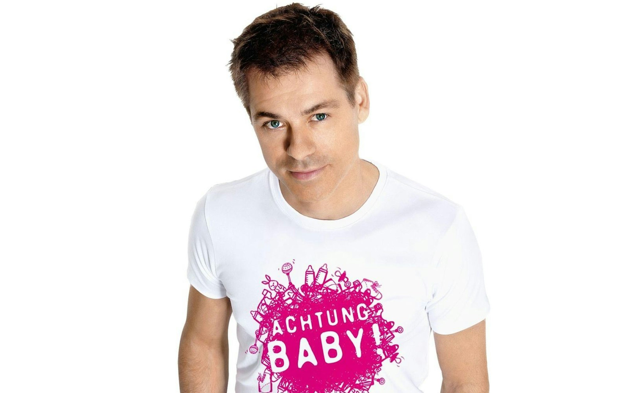 2008 wurde Michael Mittermeier Vater - und bezog Tochter Lilly indirekt und direkt in seine Arbeit mit ein. (Bild: RTL / Affonso Gavinha)