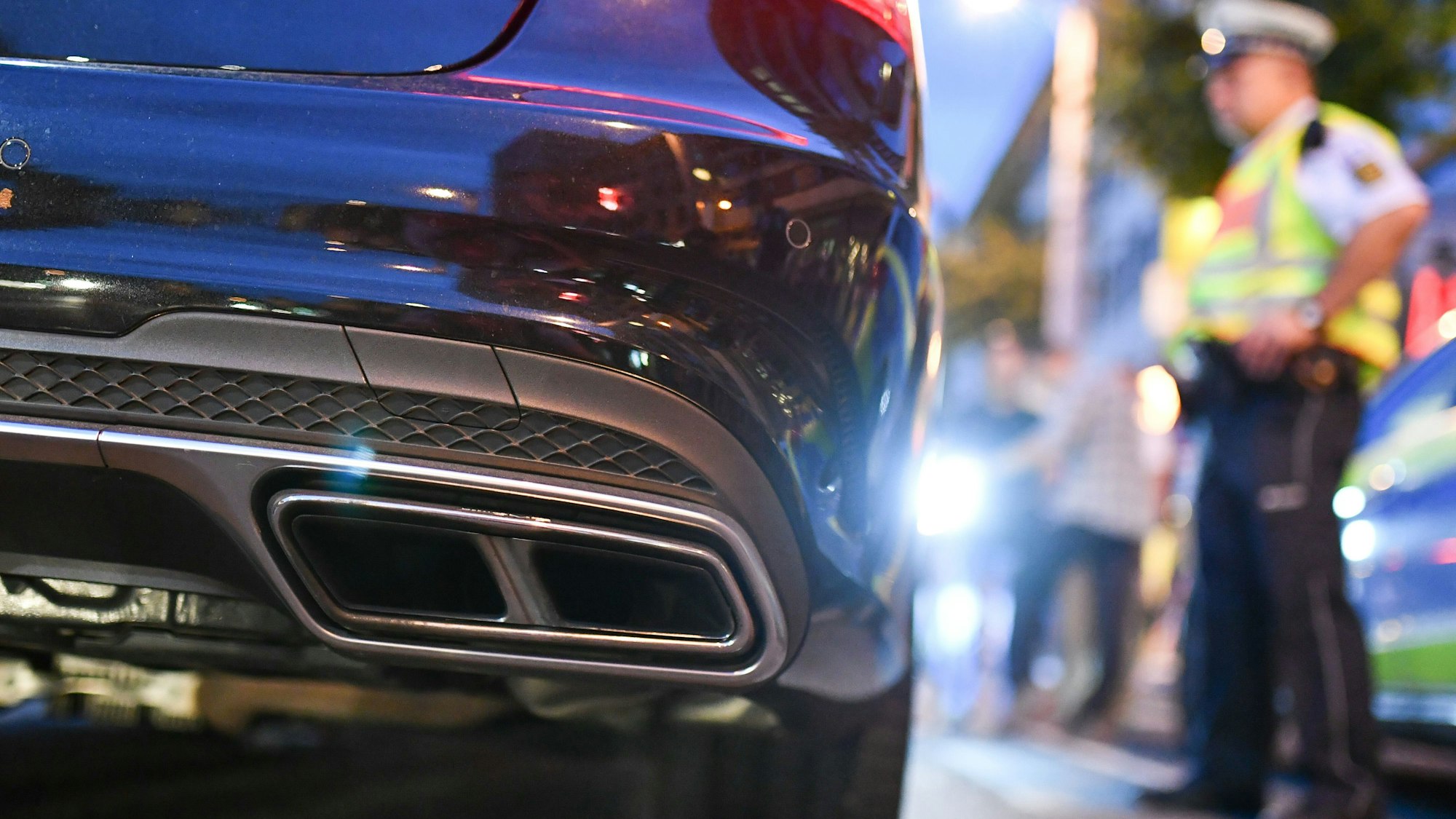 Der Audi wurde nach dem Unfall sichergestellt. (Symbolfoto)